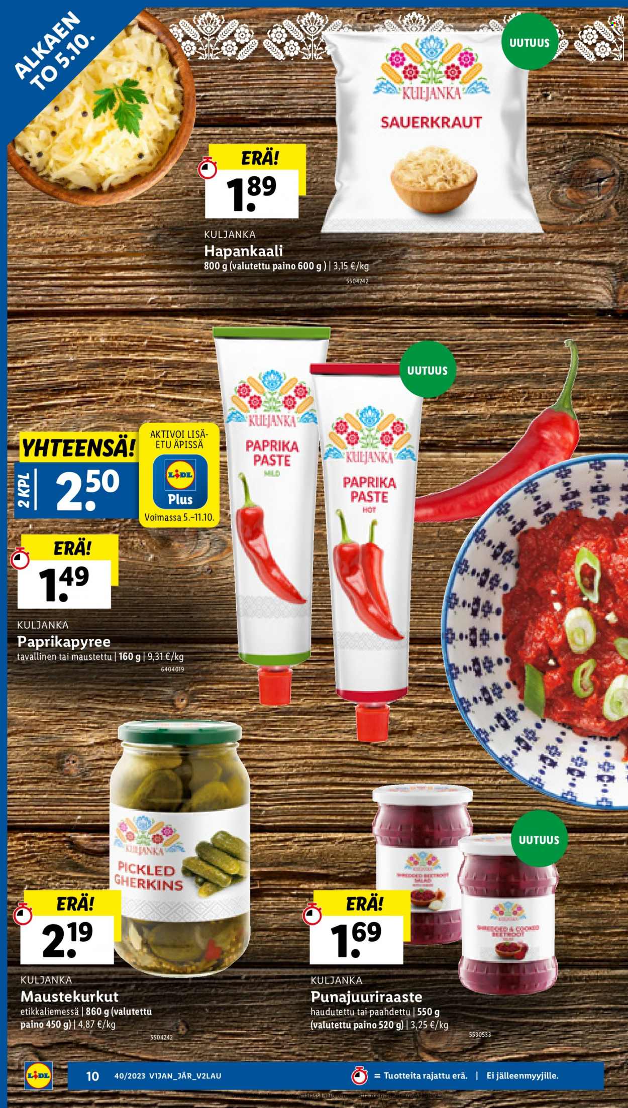 Lidl tarjoukset - 05.10.2023 - 11.10.2023. Sivu 12