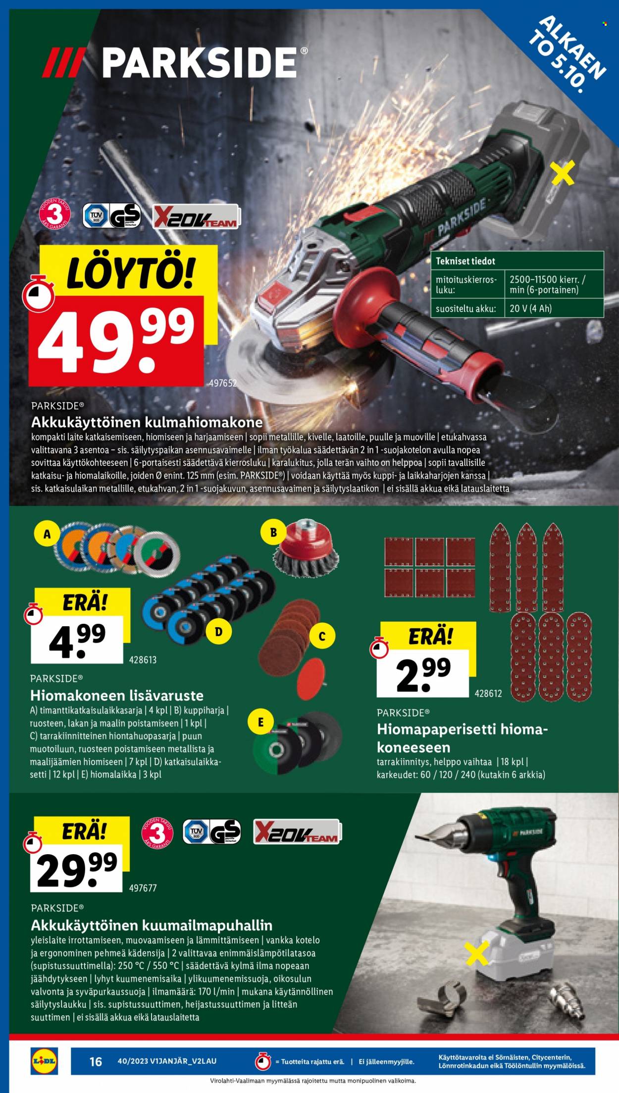 Lidl tarjoukset - 05.10.2023 - 11.10.2023. Sivu 18
