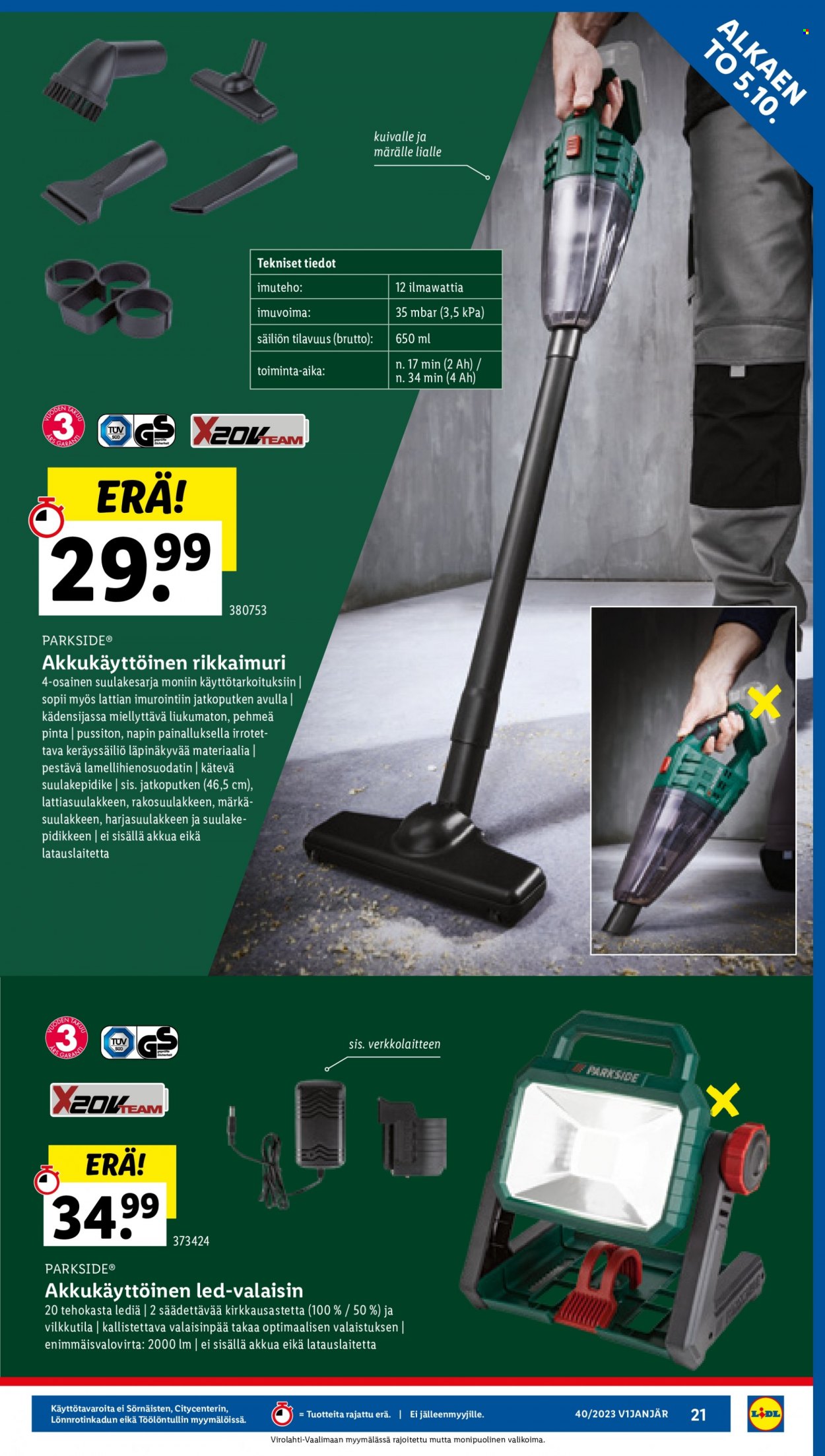 Lidl tarjoukset - 05.10.2023 - 11.10.2023. Sivu 23