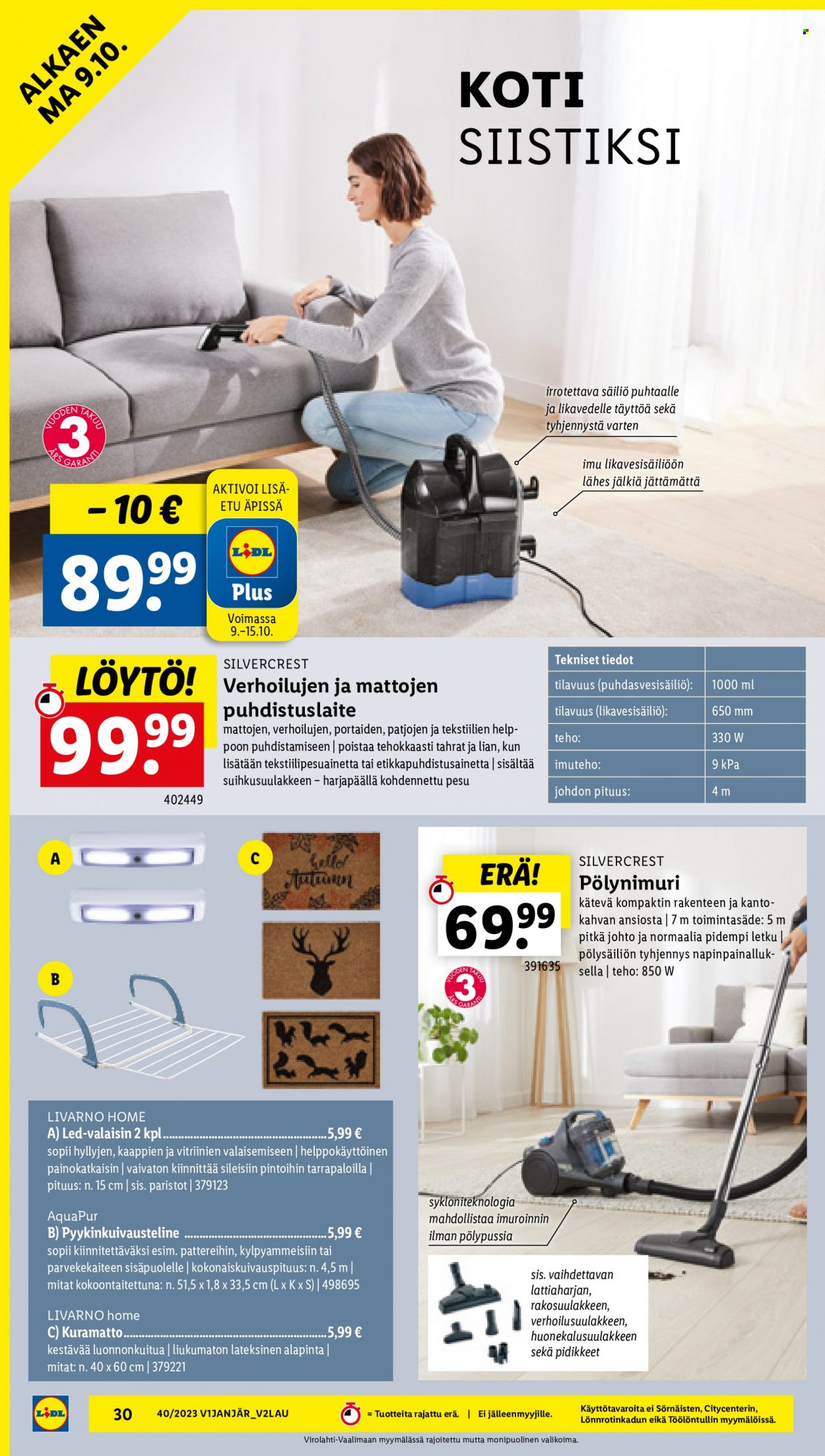 Lidl tarjoukset - 05.10.2023 - 11.10.2023. Sivu 34