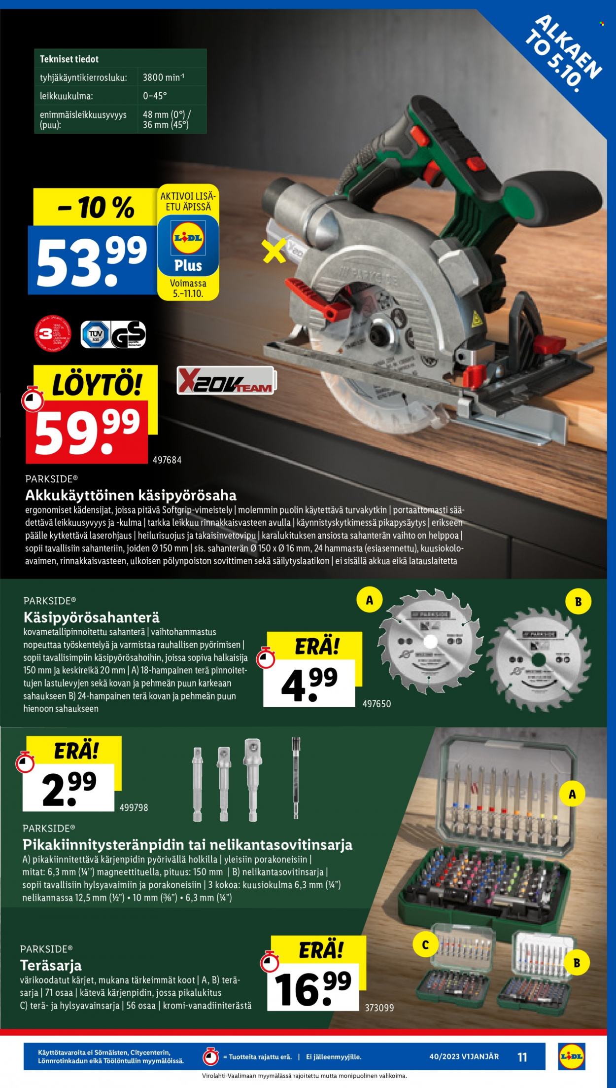 Lidl tarjoukset. Sivu 11