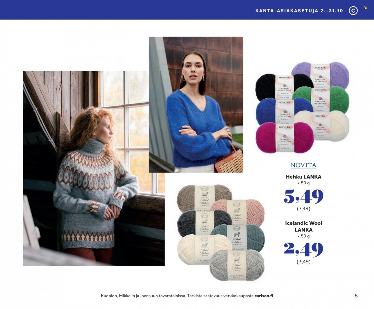 Carlson tarjoukset - 02.10.2023 - 31.10.2023. Sivu 5
