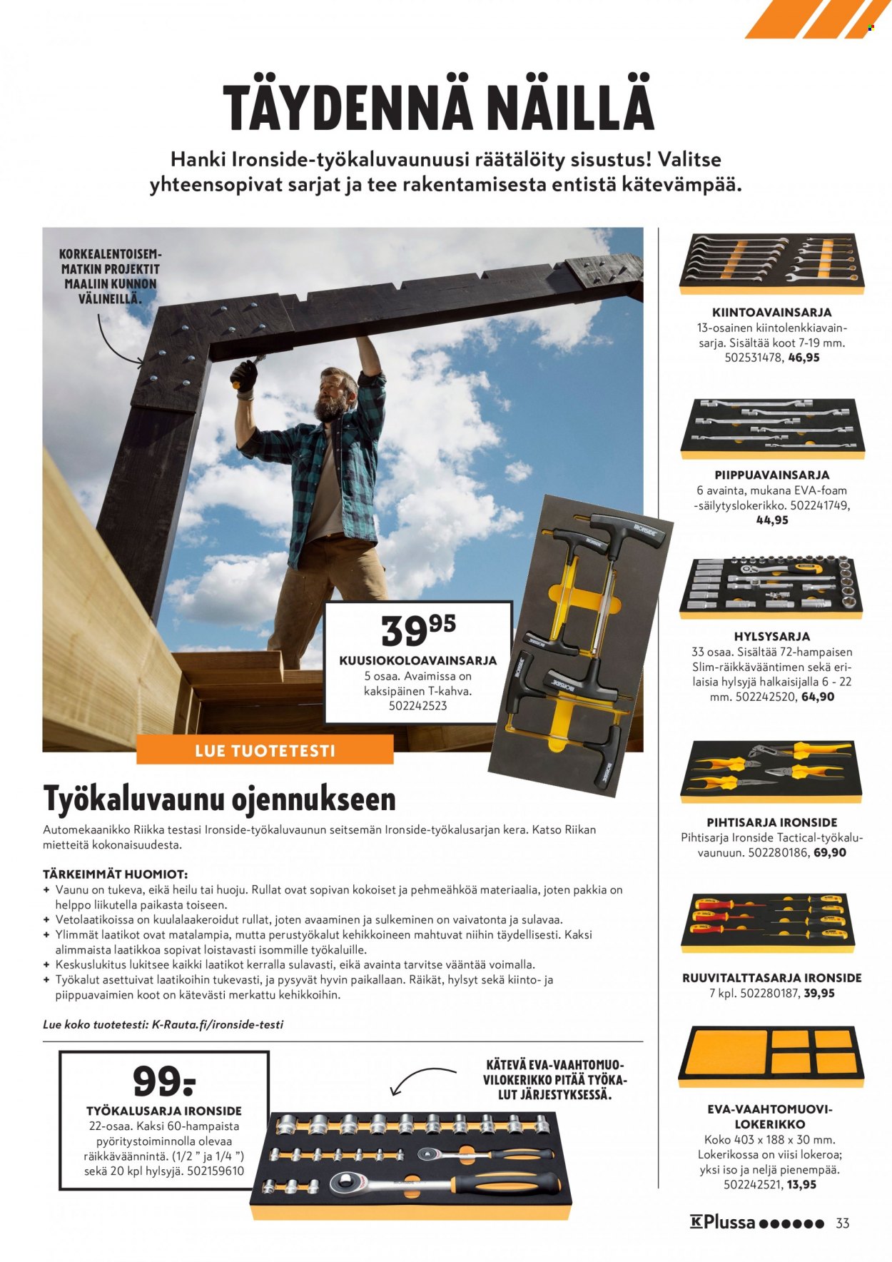 K-Rauta tarjoukset - 01.10.2023 - 31.12.2023. Sivu 33