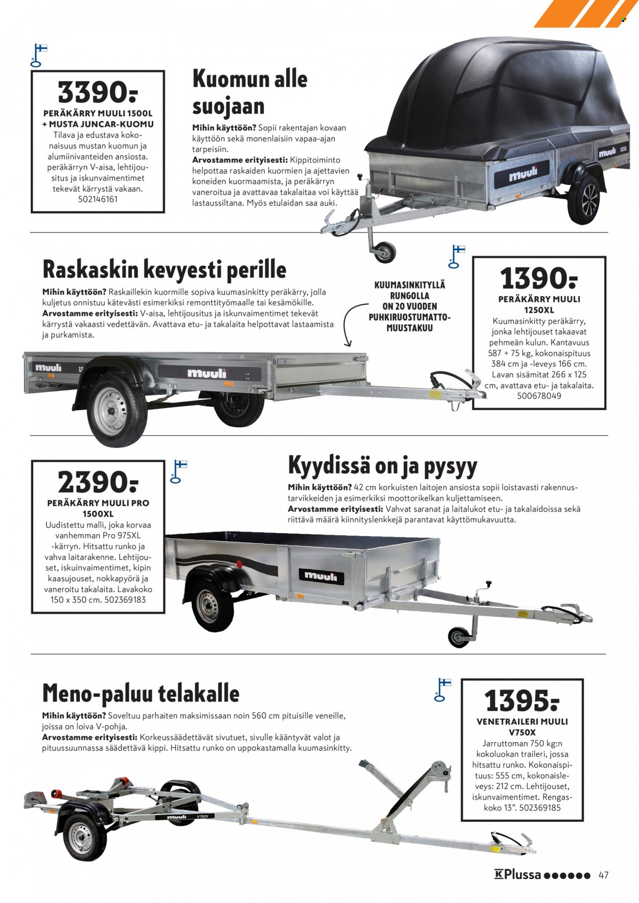 K-Rauta tarjoukset - 01.10.2023 - 31.12.2023. Sivu 47