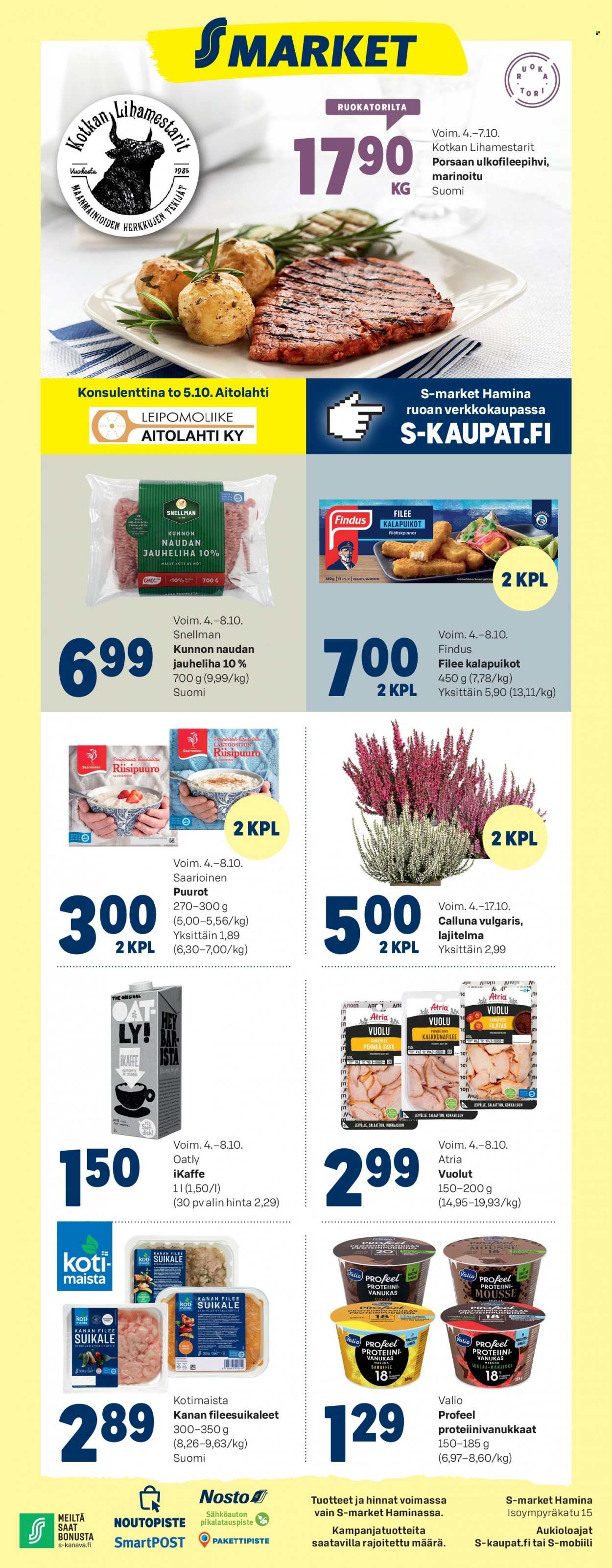 S-market tarjoukset - 04.10.2023 - 08.10.2023. Sivu 1
