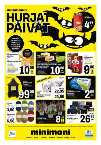 Minimani tarjoukset  - 04.10.2023 - 08.10.2023.
