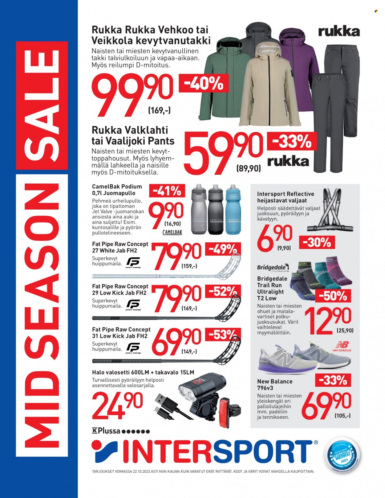 Intersport tarjoukset - 04.10.2023 - 22.10.2023. Sivu 12