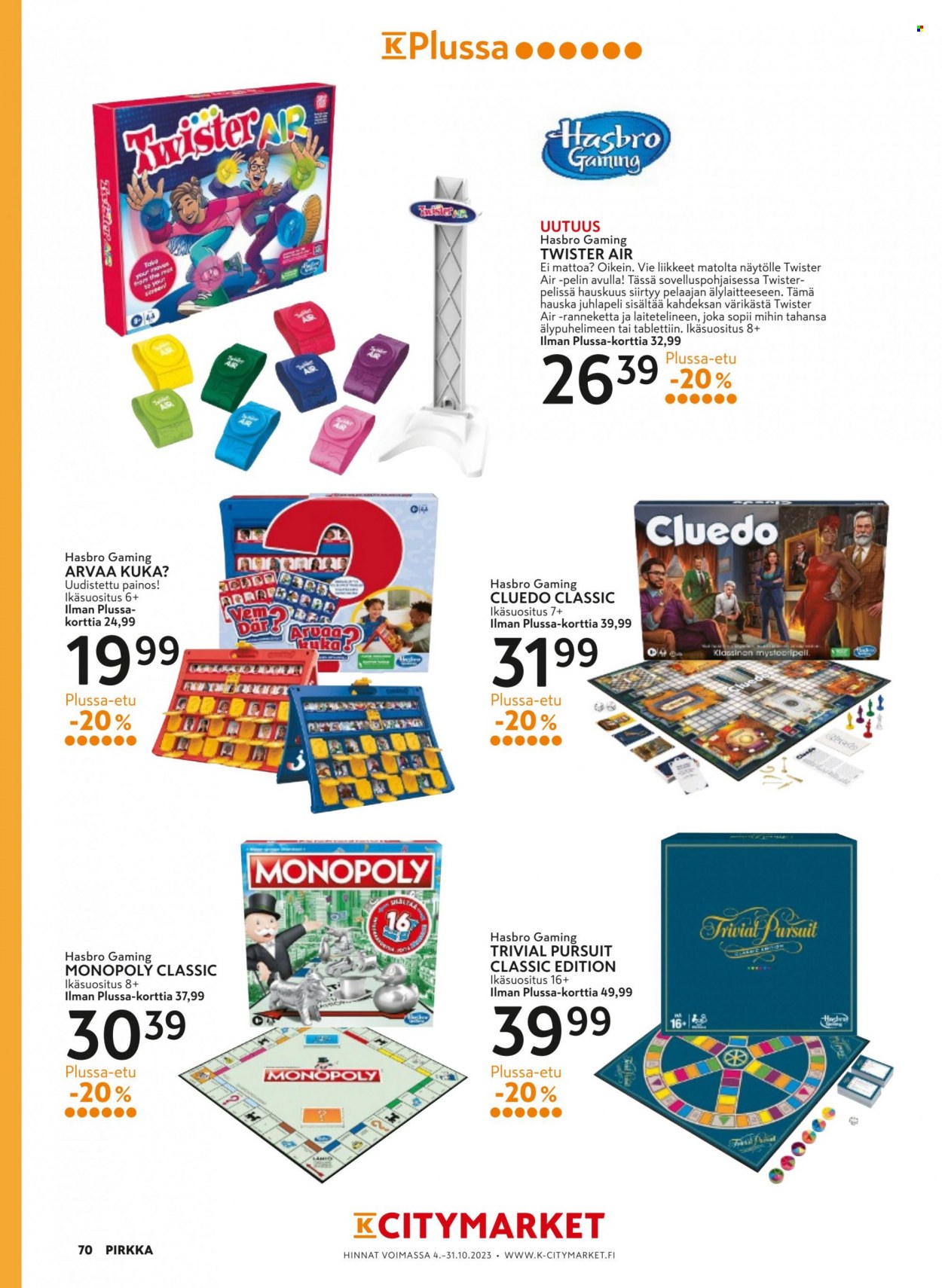 K-market tarjoukset - 04.10.2023 - 31.10.2023. Sivu 70