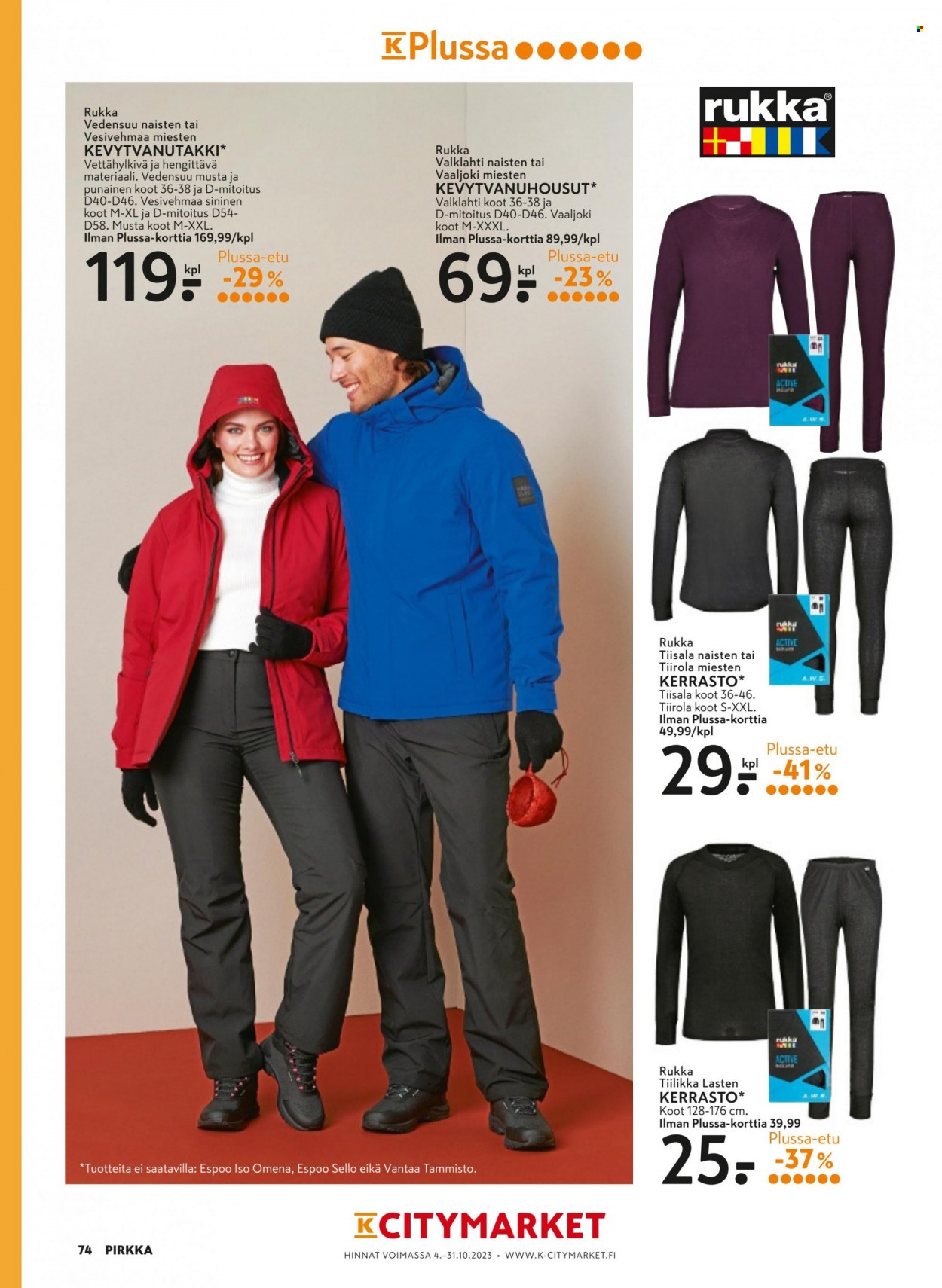 K-market tarjoukset - 04.10.2023 - 31.10.2023. Sivu 74