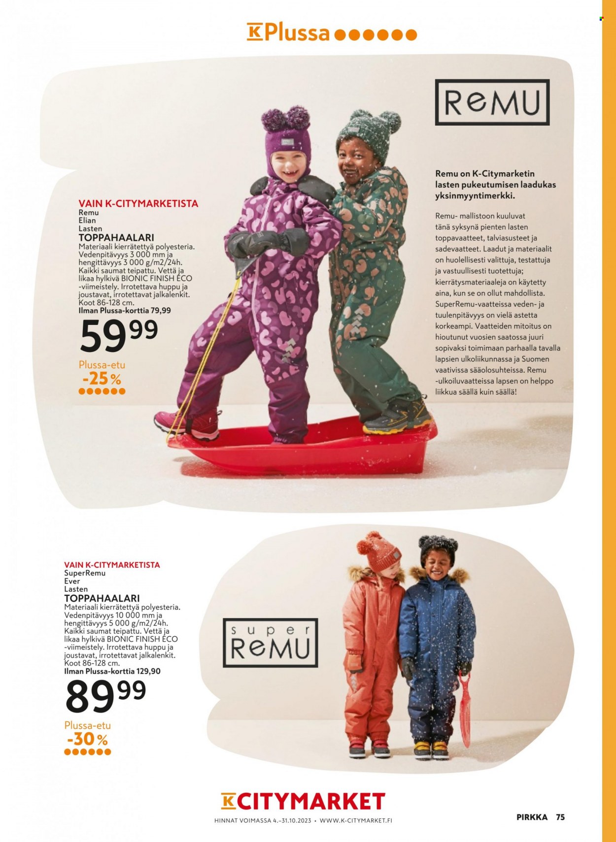 K-market tarjoukset - 04.10.2023 - 31.10.2023. Sivu 75