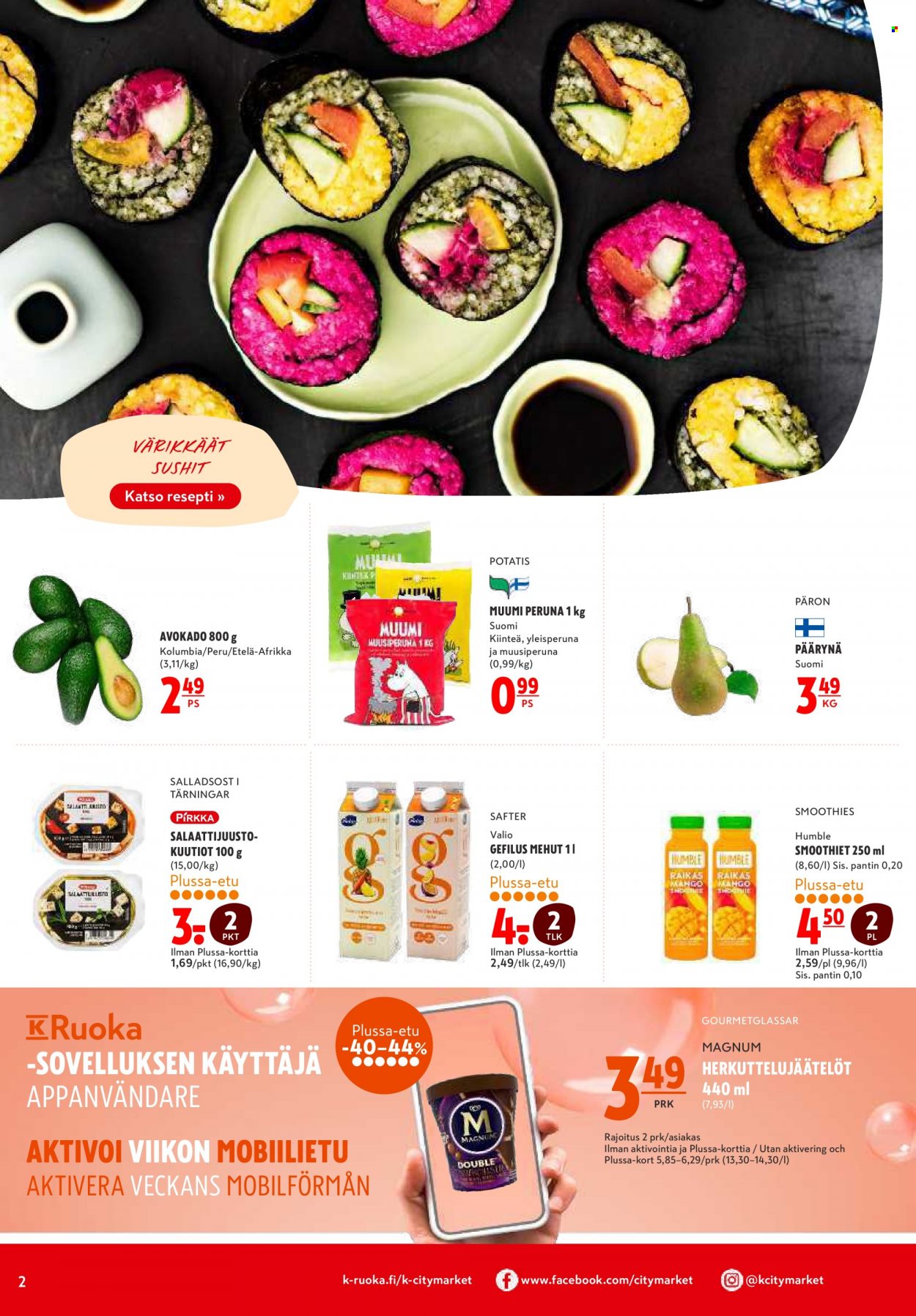 K-citymarket tarjoukset - 05.10.2023 - 11.10.2023. Sivu 2