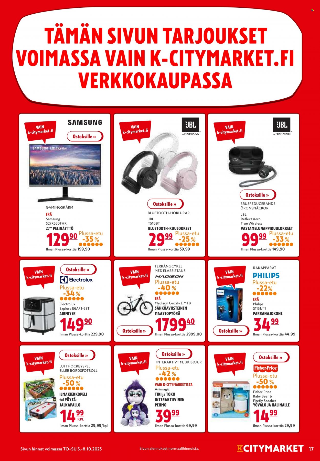 K-citymarket tarjoukset - 05.10.2023 - 11.10.2023. Sivu 17