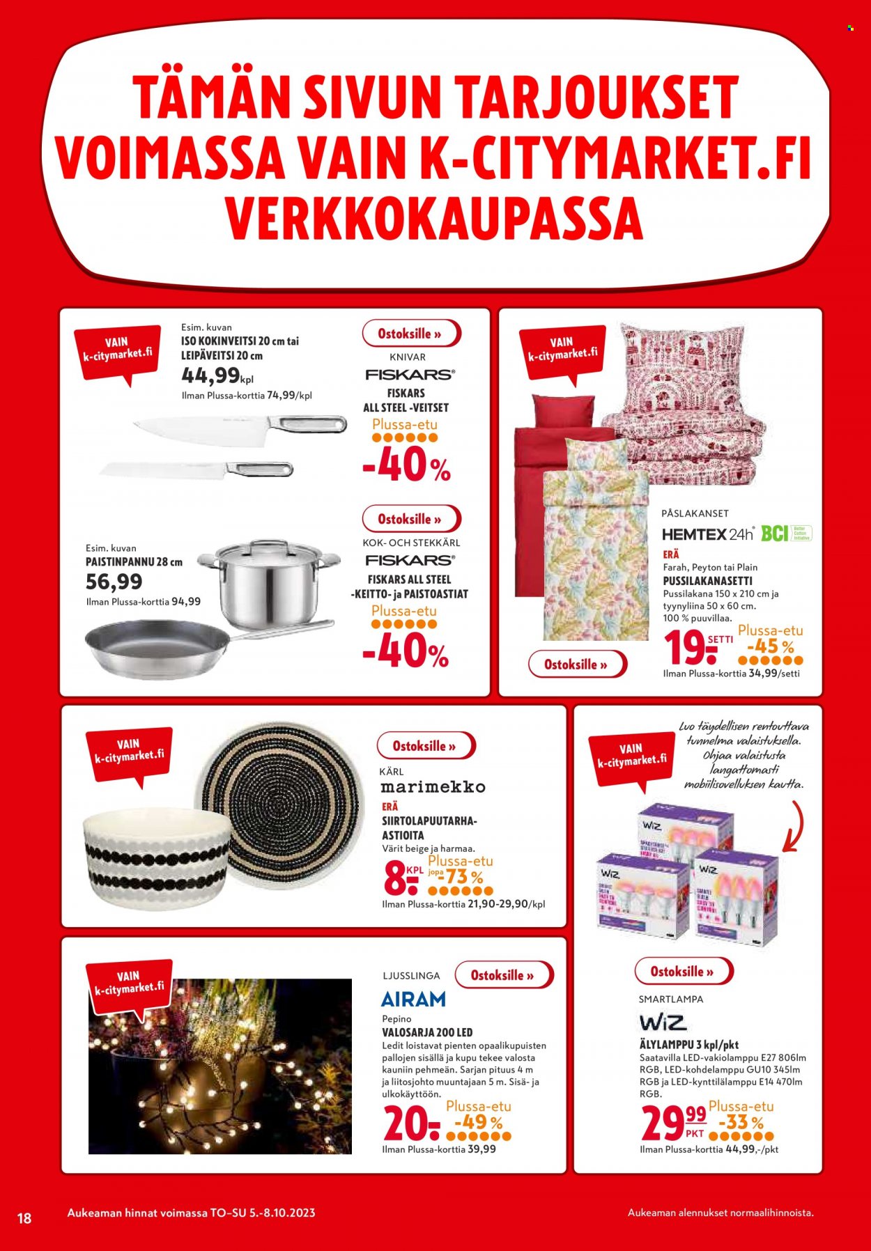 K-citymarket tarjoukset - 05.10.2023 - 11.10.2023. Sivu 18