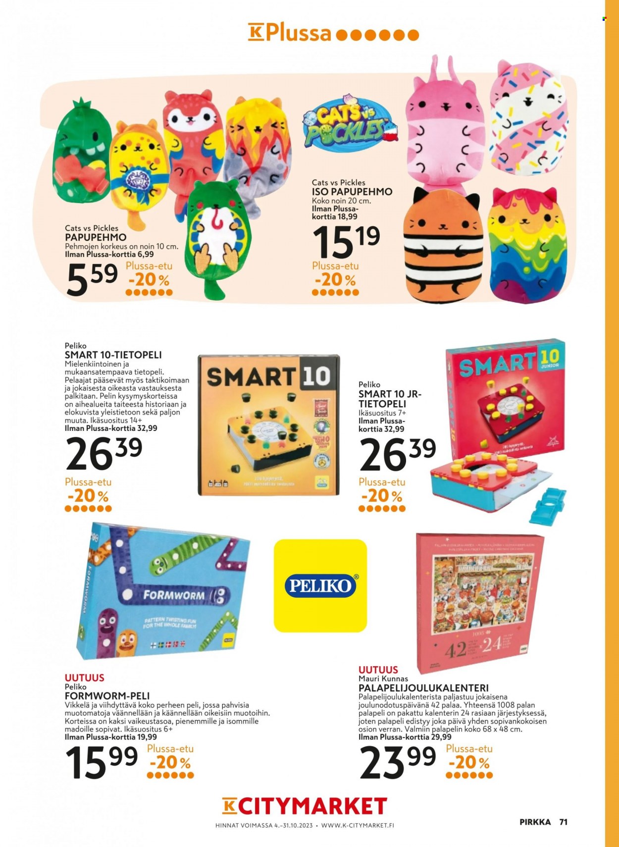 K-citymarket tarjoukset - 04.10.2023 - 31.10.2023. Sivu 71