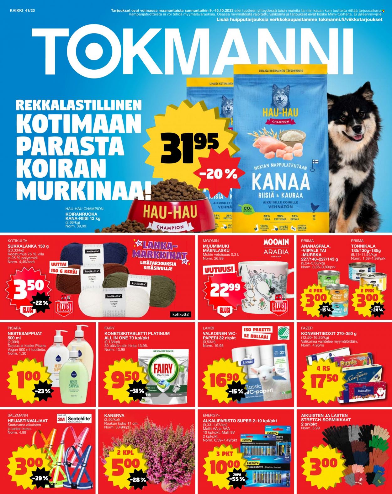Tokmanni tarjoukset - 09.10.2023 - 15.10.2023. Sivu 1