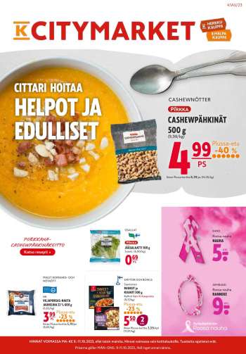 K-citymarket tarjoukset  - 09.10.2023 - 15.10.2023.