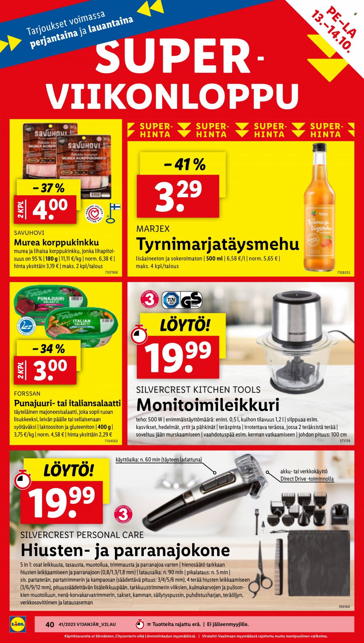 Lidl tarjoukset - 12.10.2023 - 18.10.2023. Sivu 44
