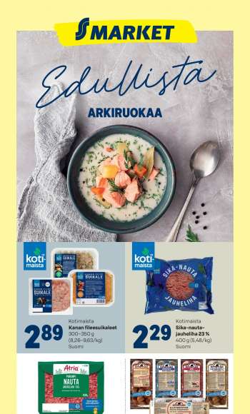 S-market tarjoukset  - 11.10.2023 - 15.10.2023.