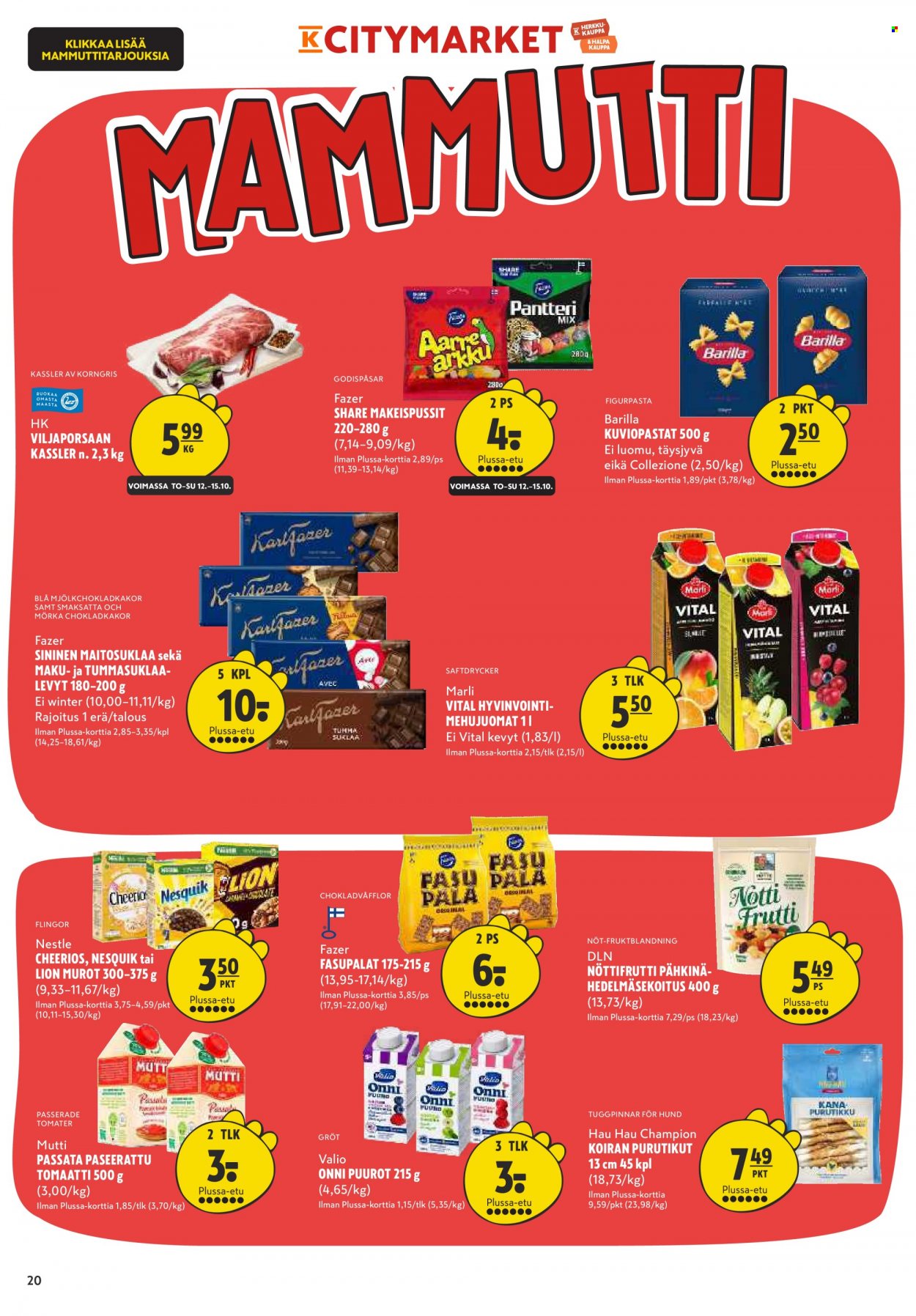K-citymarket tarjoukset - 12.10.2023 - 22.10.2023. Sivu 20