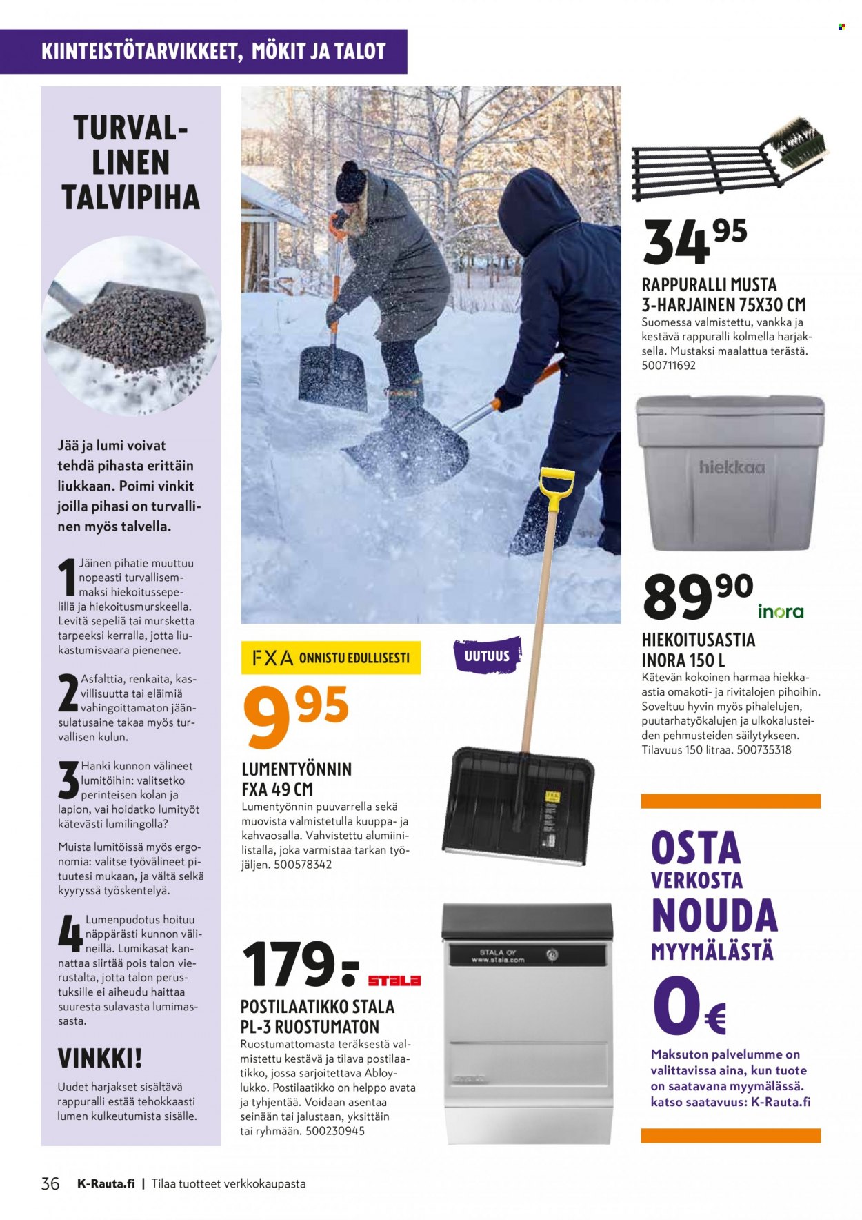 K-Rauta tarjoukset - 09.10.2023 - 24.10.2023. Sivu 36