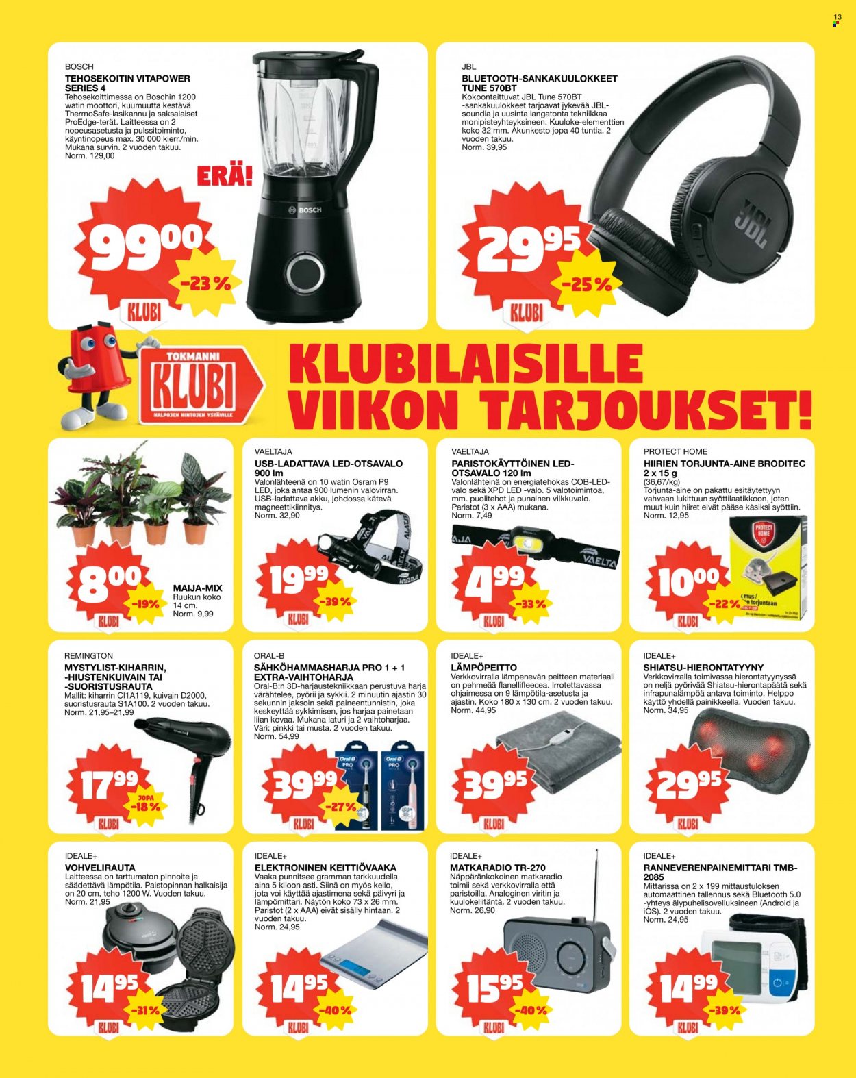 Tokmanni tarjoukset - 16.10.2023 - 22.10.2023. Sivu 13