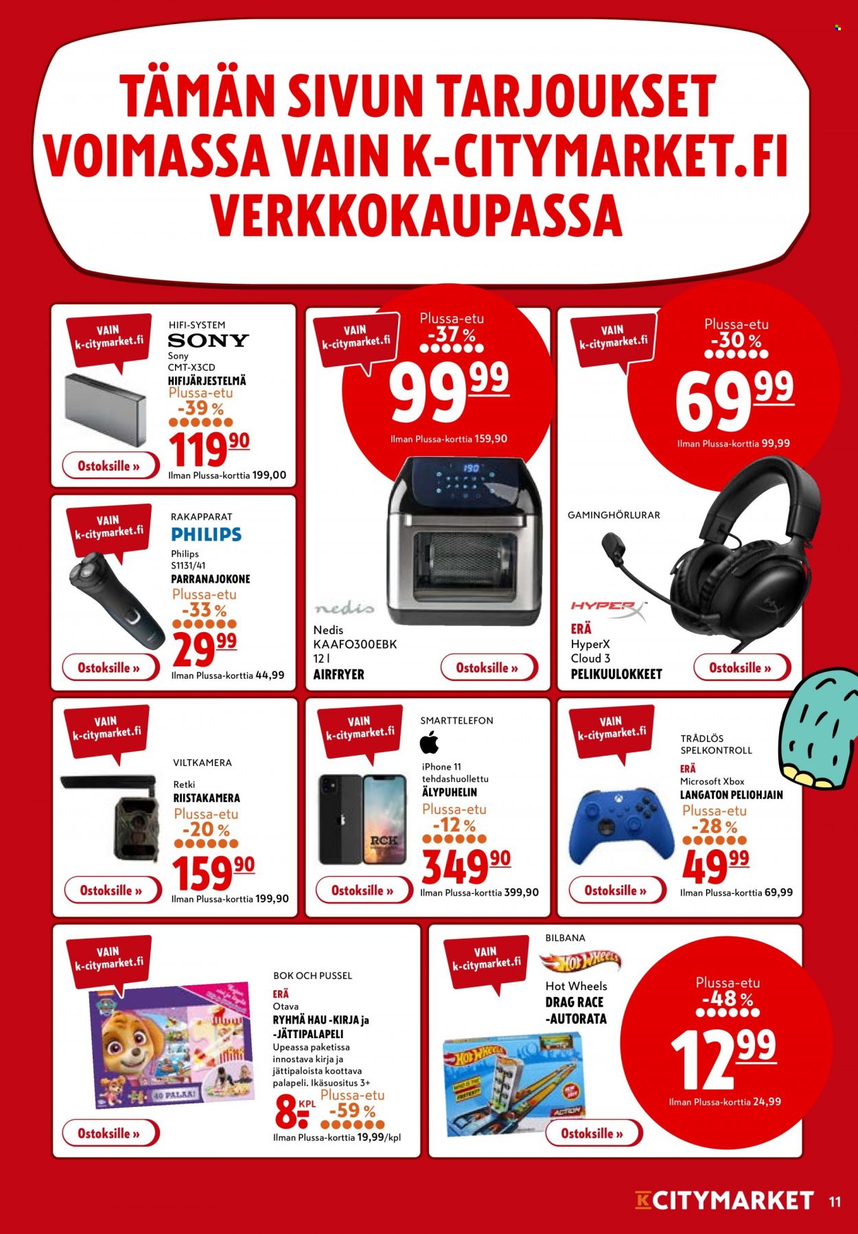 K-citymarket tarjoukset - 16.10.2023 - 22.10.2023. Sivu 11