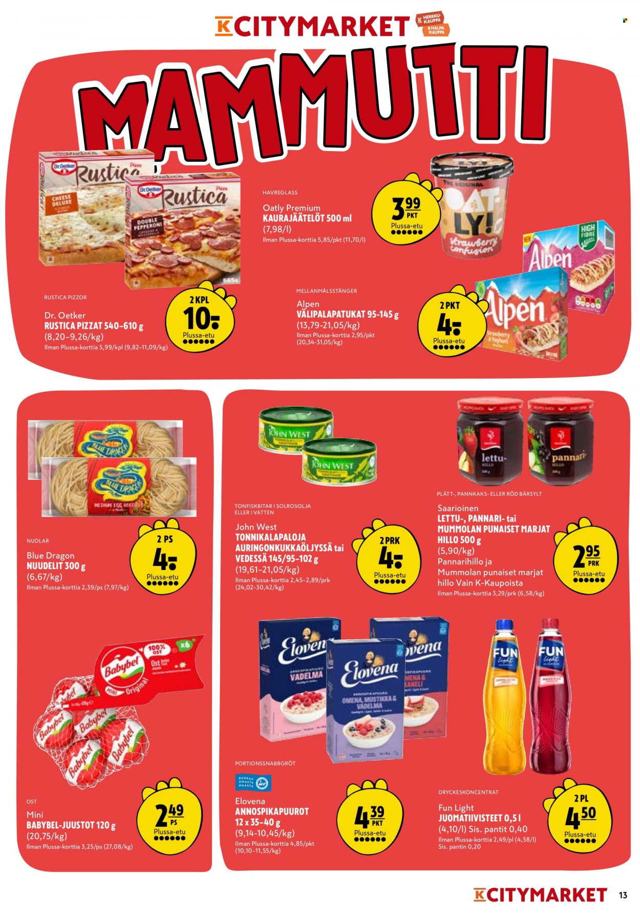 K-citymarket tarjoukset - 16.10.2023 - 22.10.2023. Sivu 13