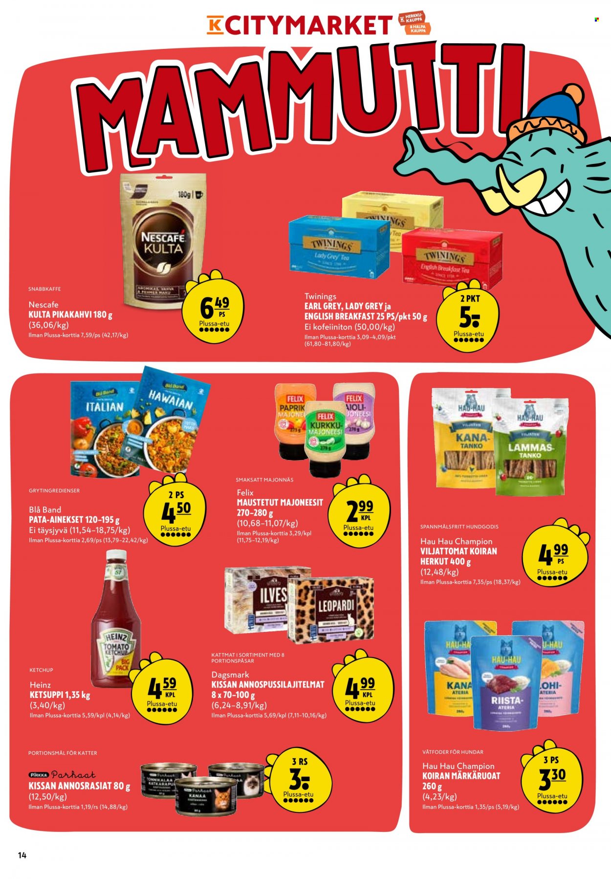 K-citymarket tarjoukset - 16.10.2023 - 22.10.2023. Sivu 14