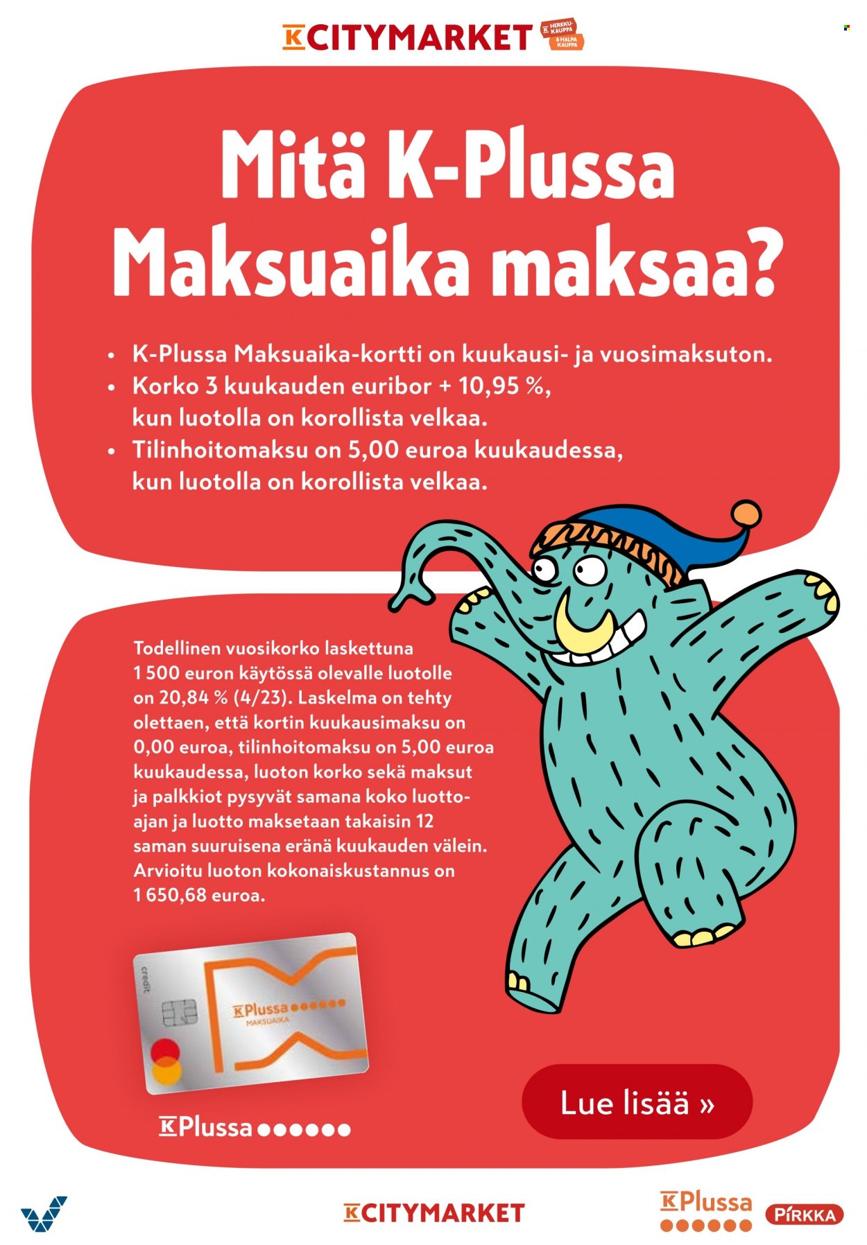 K-citymarket tarjoukset - 16.10.2023 - 22.10.2023. Sivu 16