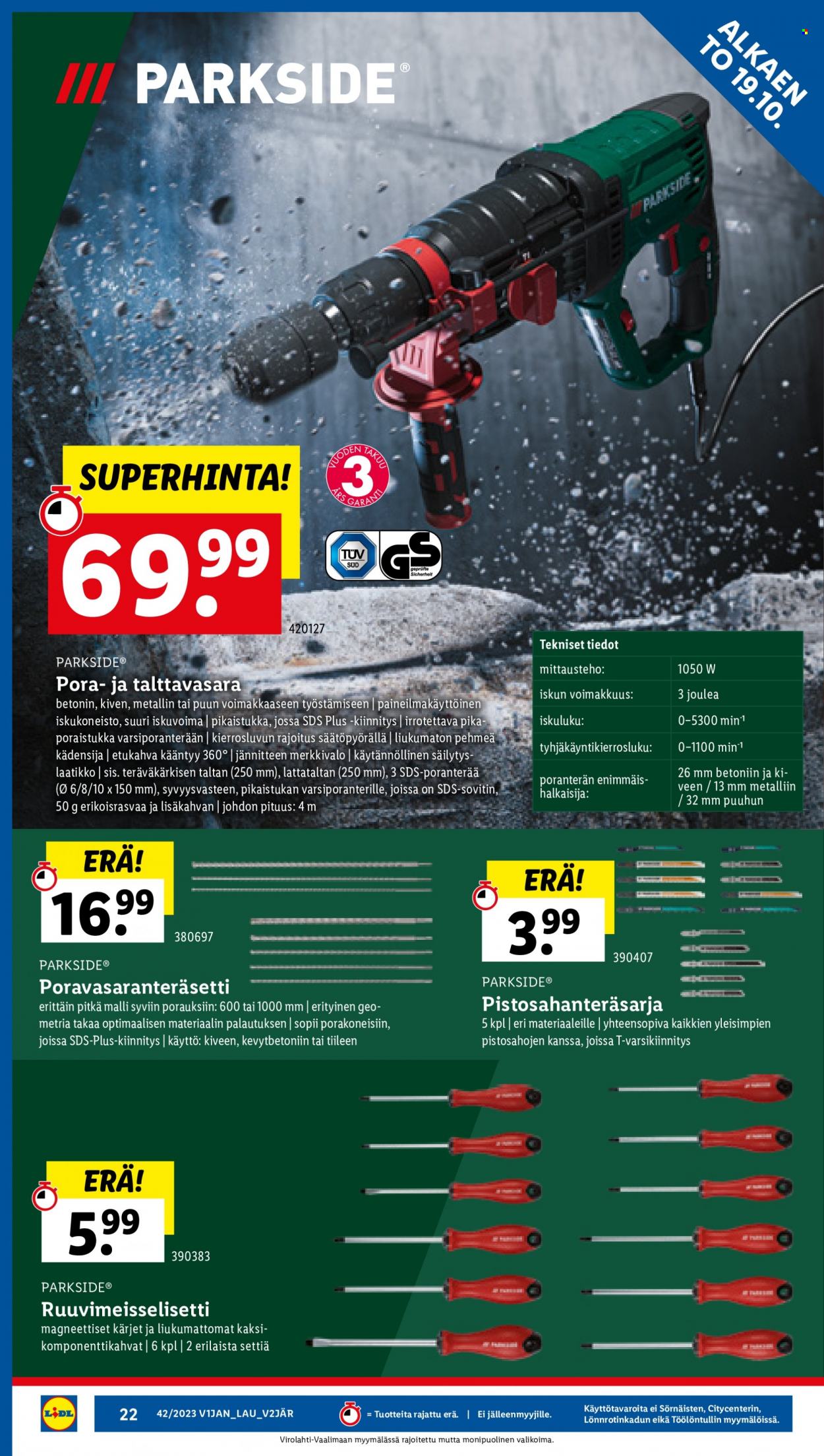 Lidl tarjoukset - 19.10.2023 - 25.10.2023. Sivu 24