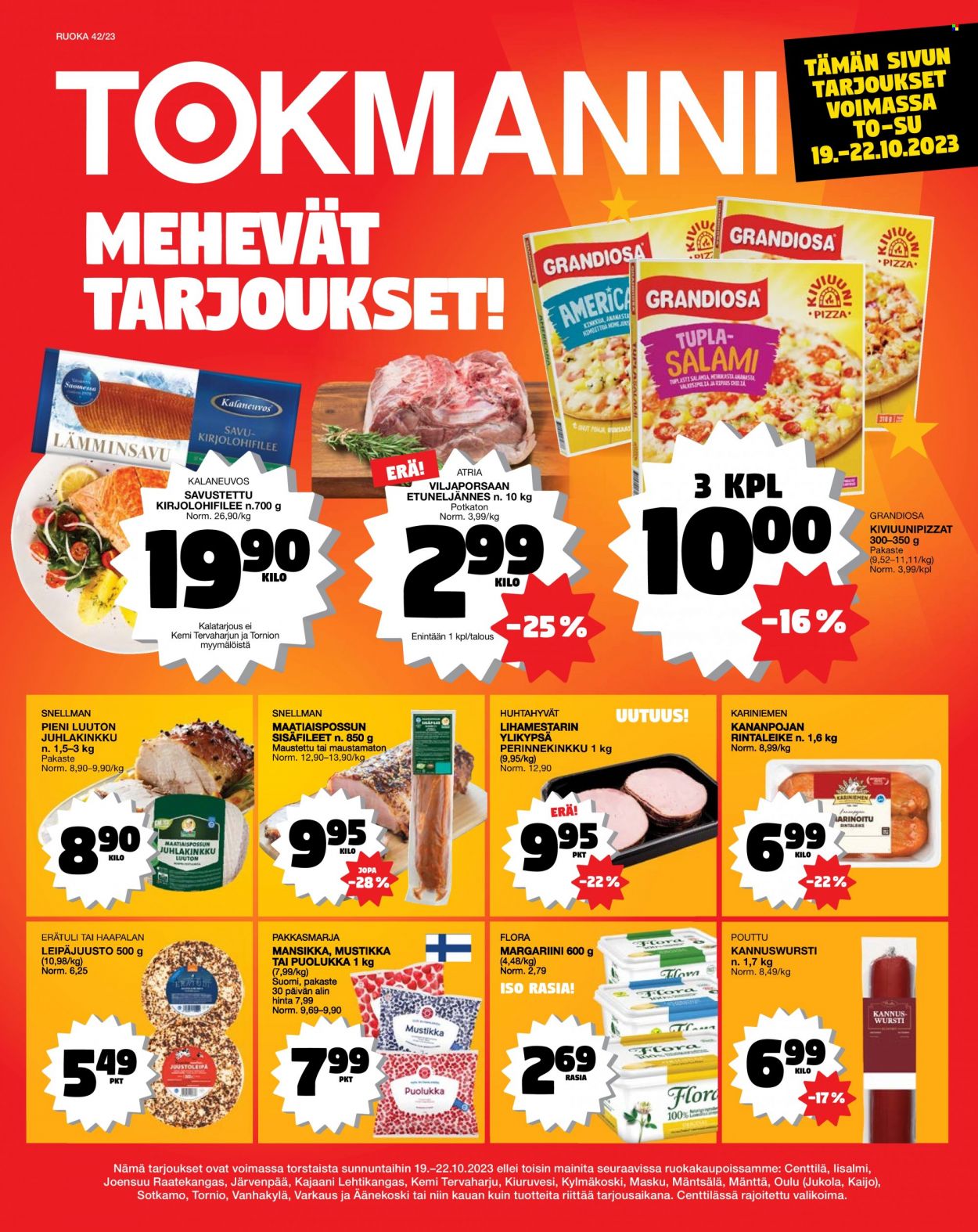 Tokmanni tarjoukset - 19.10.2023 - 22.10.2023. Sivu 1