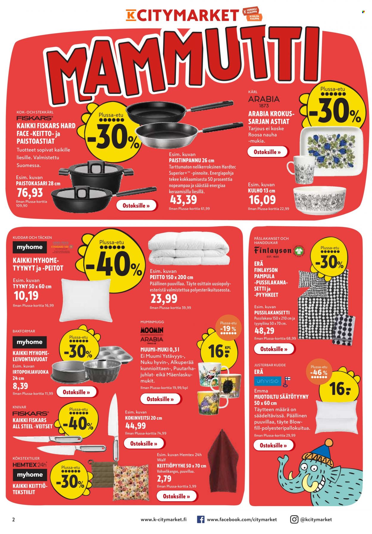 K-citymarket tarjoukset - 19.10.2023 - 22.10.2023. Sivu 2