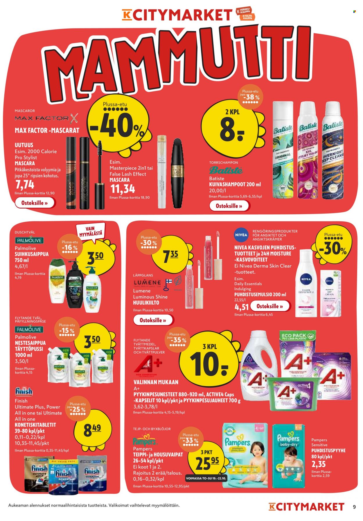 K-citymarket tarjoukset - 19.10.2023 - 22.10.2023. Sivu 9