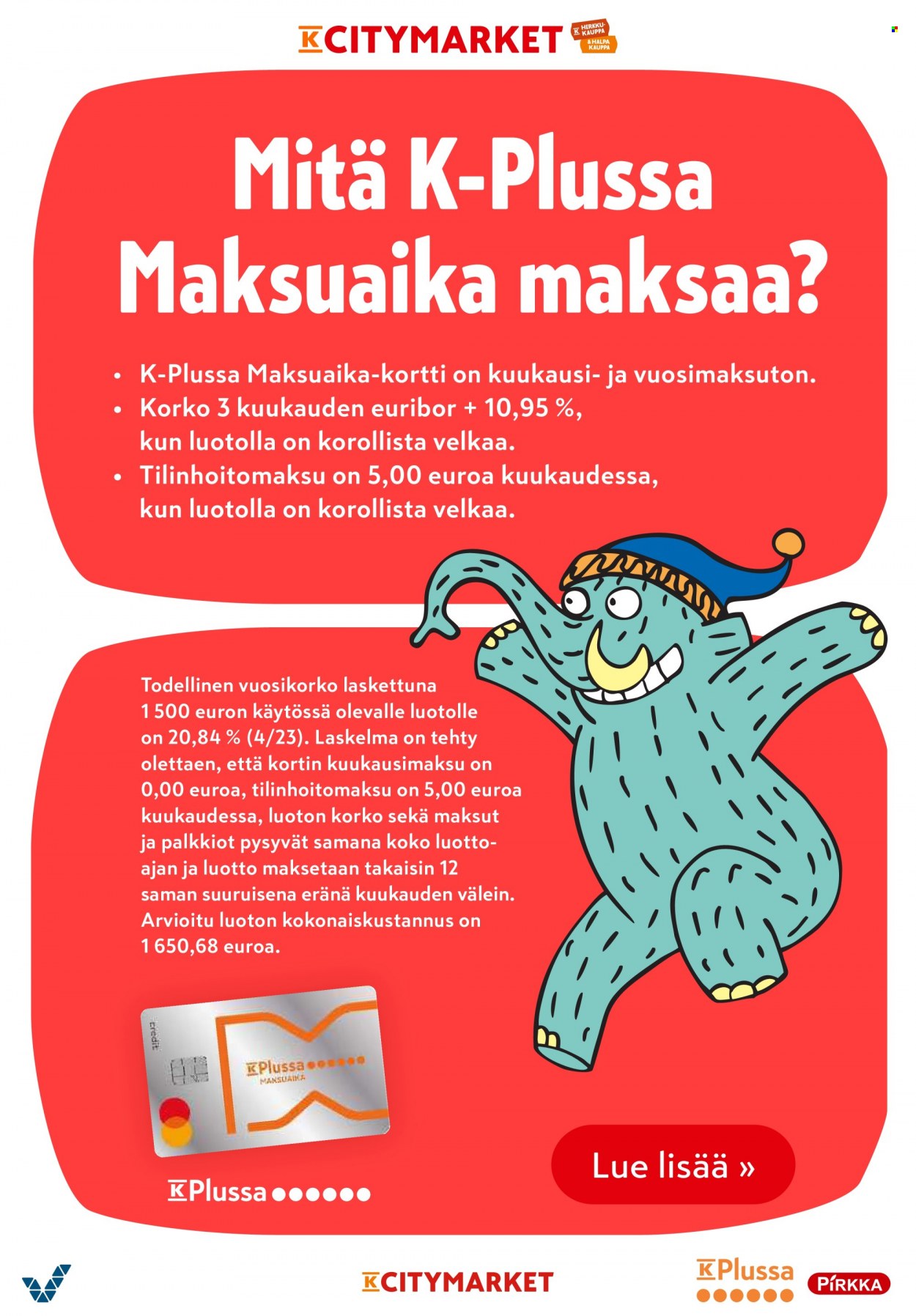 K-citymarket tarjoukset - 19.10.2023 - 22.10.2023. Sivu 16