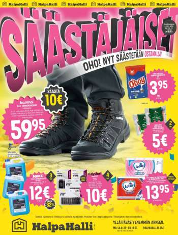 HalpaHalli tarjoukset  - 23.10.2023 - 29.10.2023.