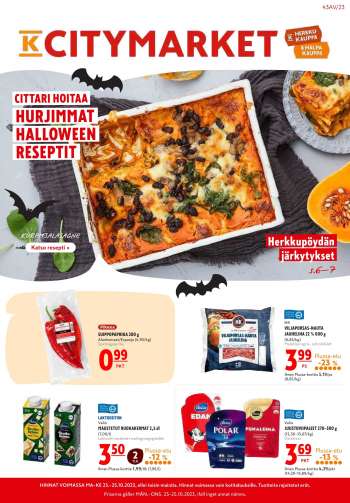 K-citymarket tarjoukset  - 23.10.2023 - 29.10.2023.