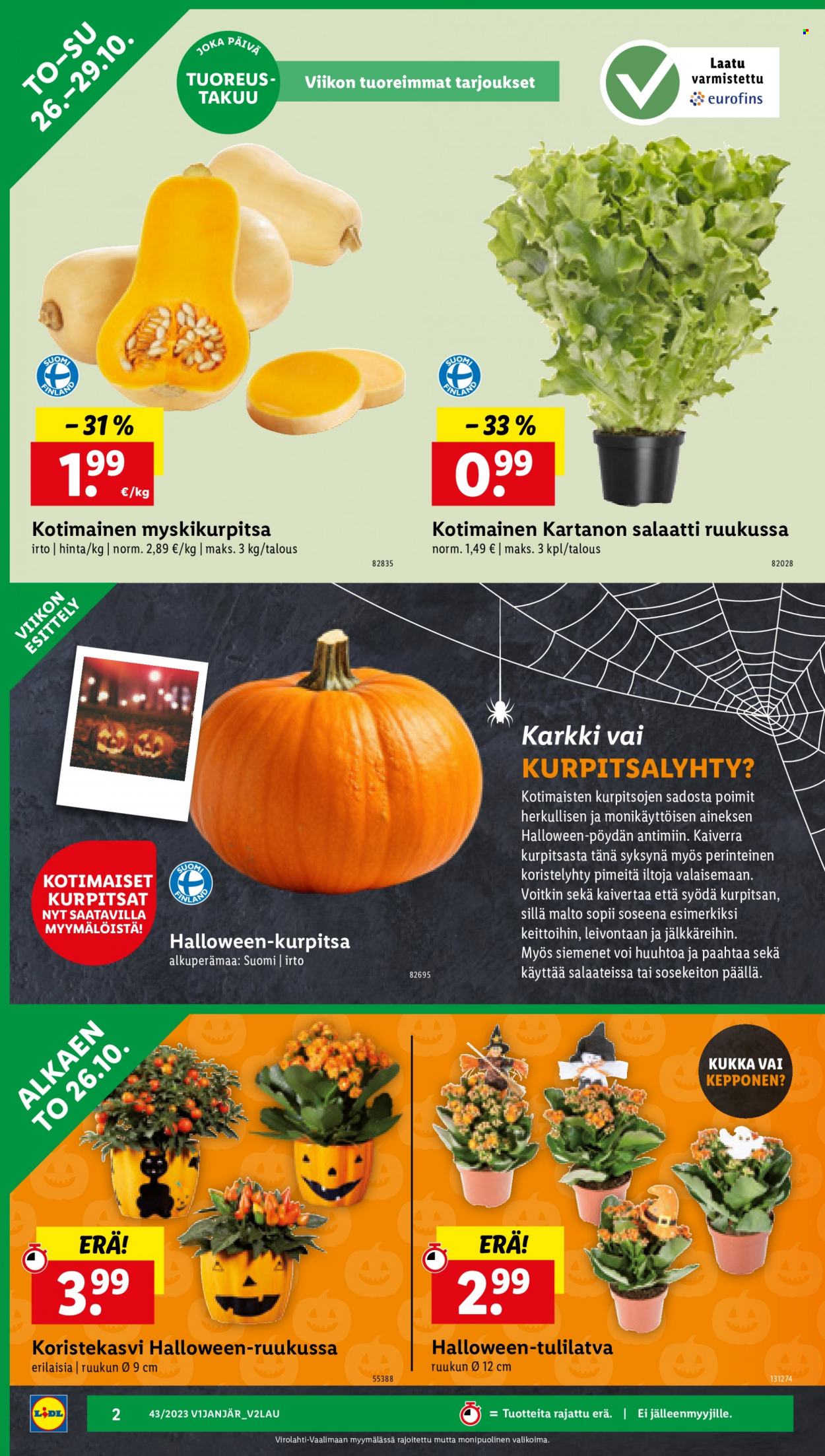 Lidl tarjoukset - 26.10.2023 - 01.11.2023. Sivu 4