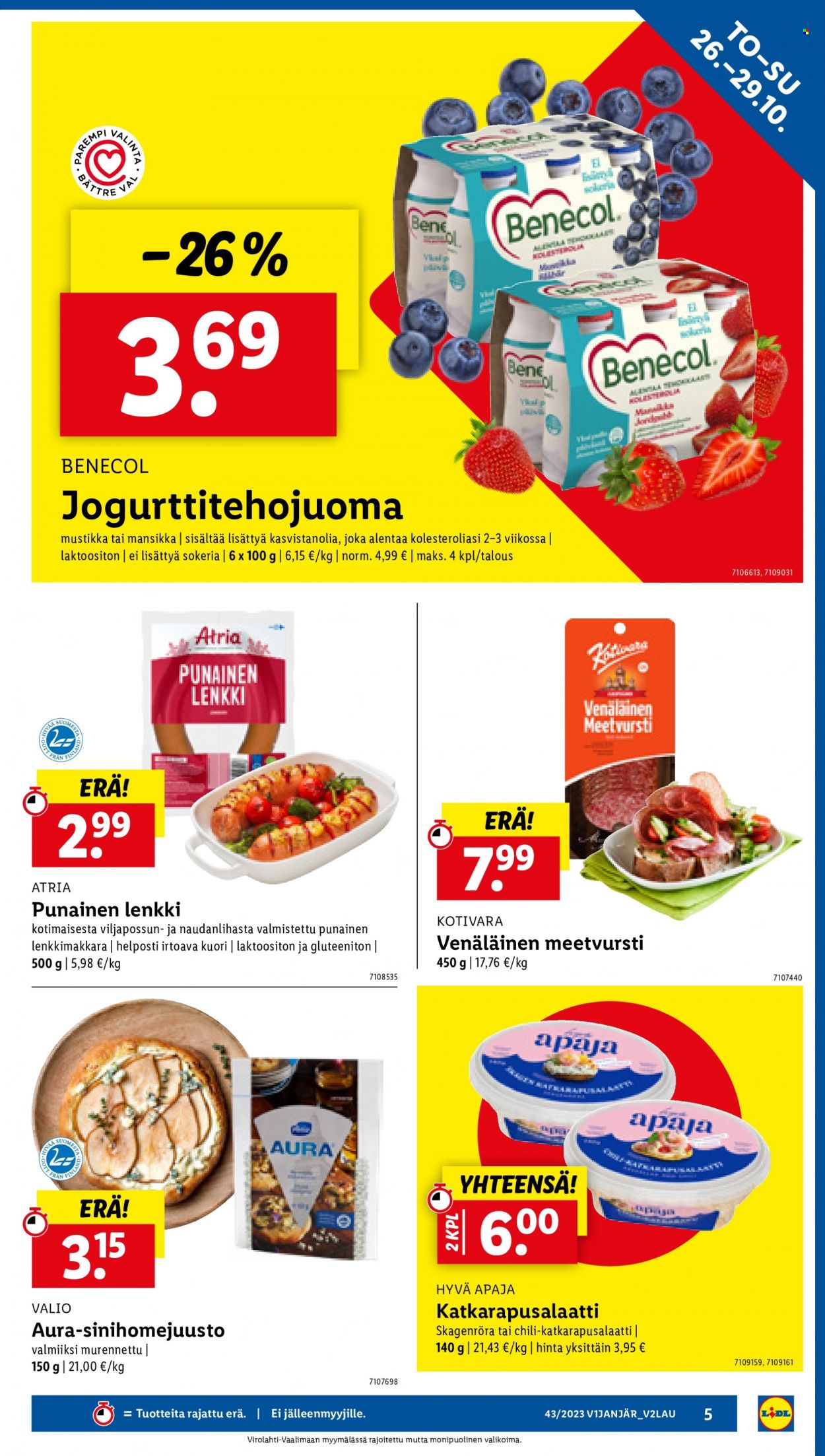 Lidl tarjoukset - 26.10.2023 - 01.11.2023. Sivu 7