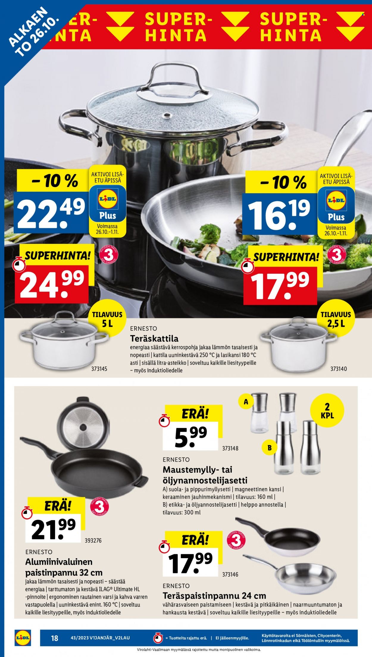 Lidl tarjoukset - 26.10.2023 - 01.11.2023. Sivu 20