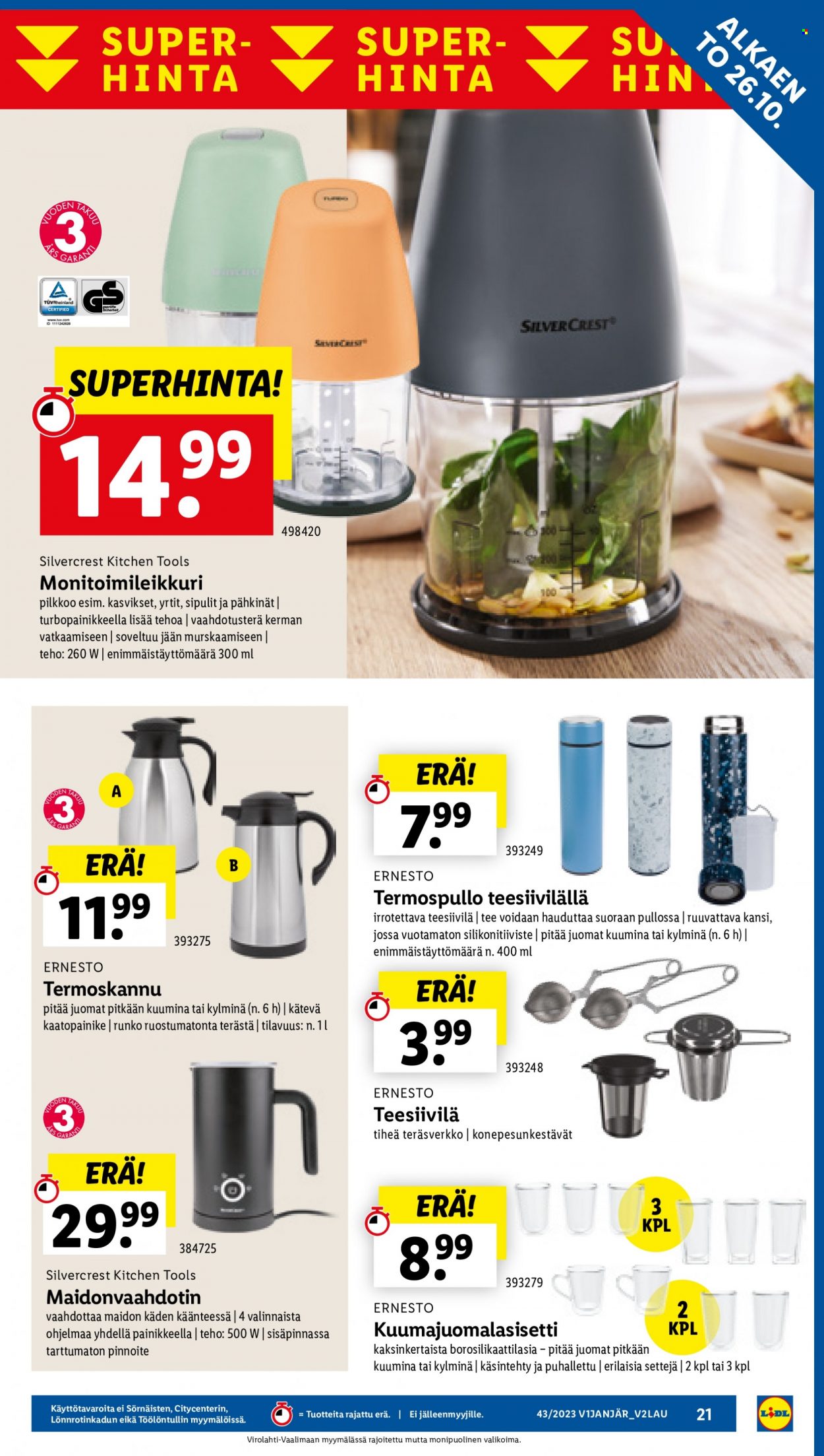 Lidl tarjoukset - 26.10.2023 - 01.11.2023. Sivu 23