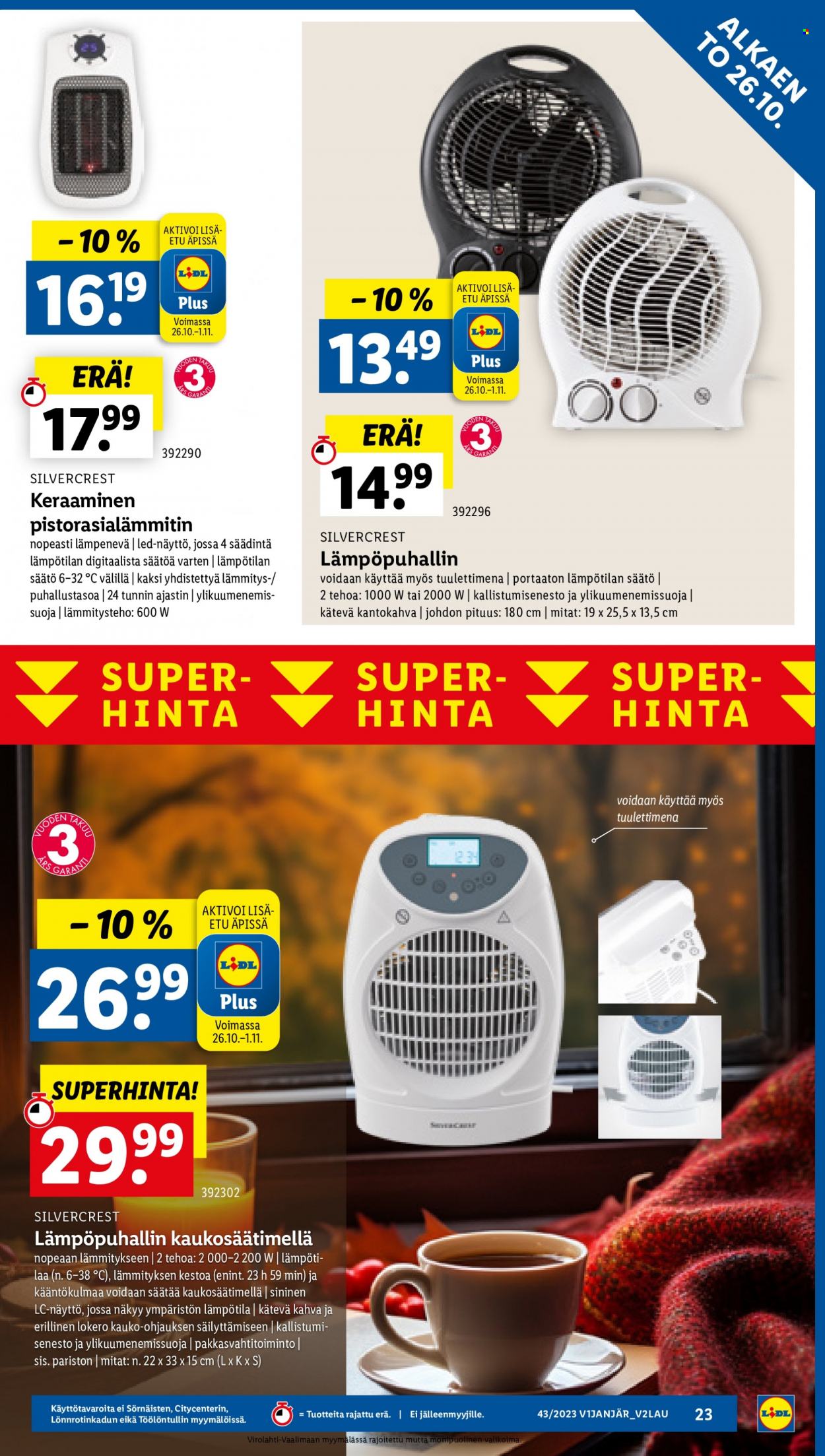 Lidl tarjoukset - 26.10.2023 - 01.11.2023. Sivu 25