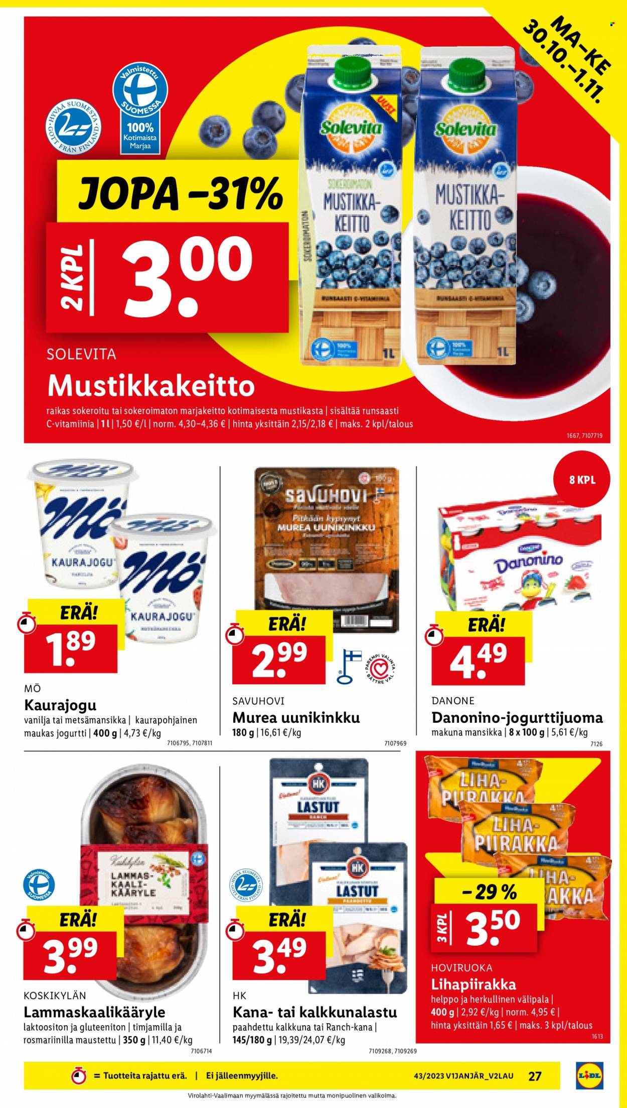 Lidl tarjoukset - 26.10.2023 - 01.11.2023. Sivu 31