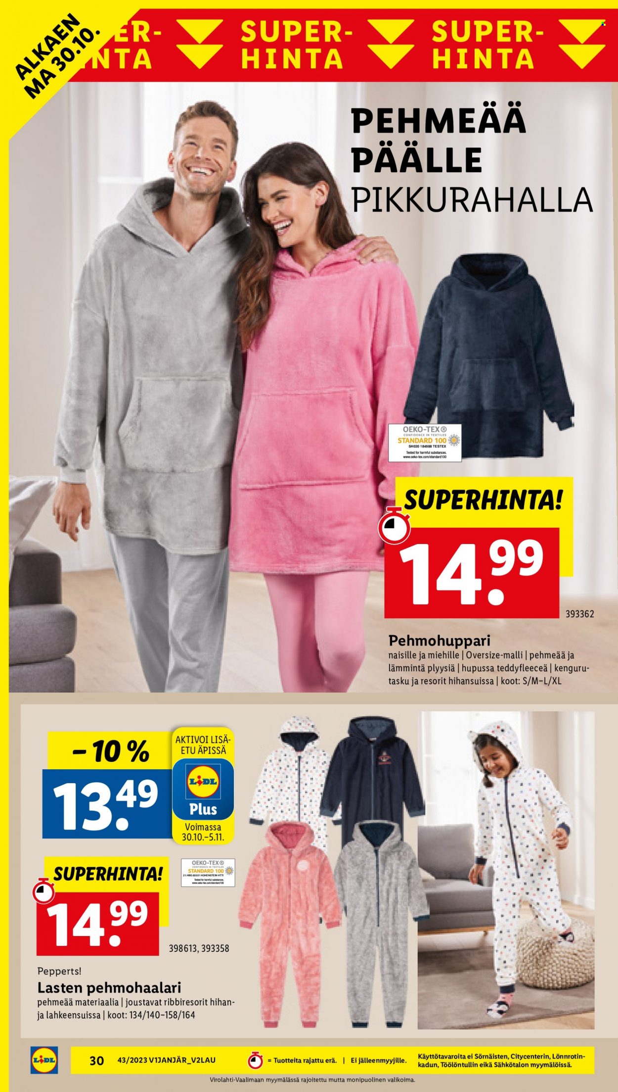 Lidl tarjoukset - 26.10.2023 - 01.11.2023. Sivu 34