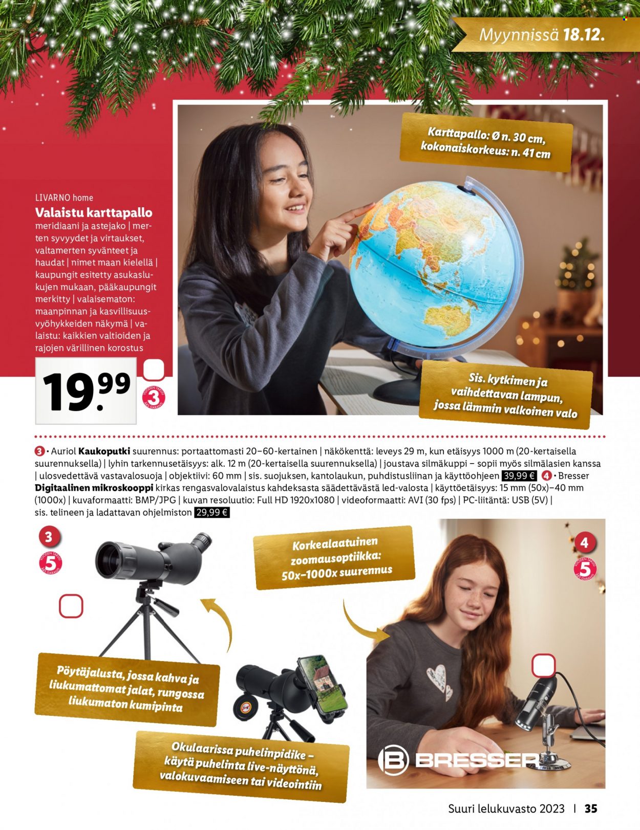 Lidl tarjoukset - 02.11.2023 - 31.12.2023. Sivu 35