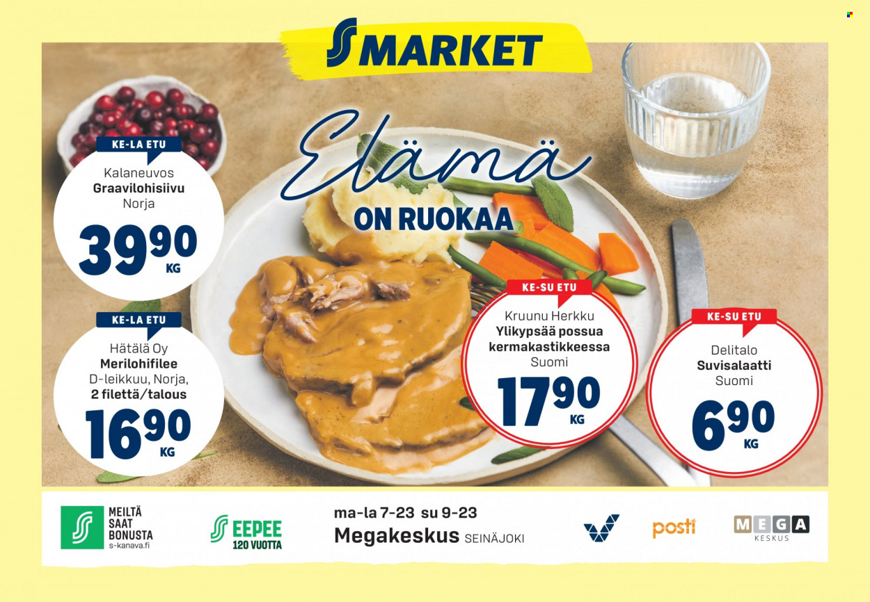 S-market tarjoukset - 25.10.2023 - 29.10.2023. Sivu 1