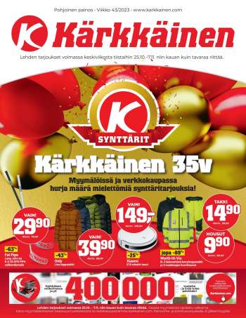 Kärkkäinen tarjoukset  - 25.10.2023 - 07.11.2023.