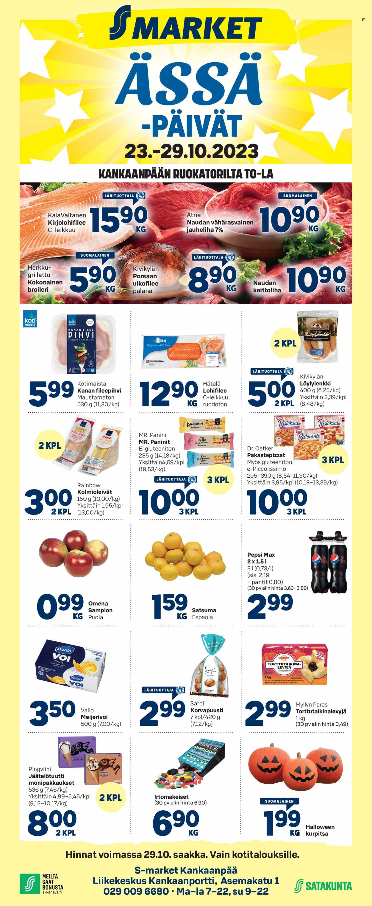 S-market tarjoukset - 23.10.2023 - 29.10.2023. Sivu 1