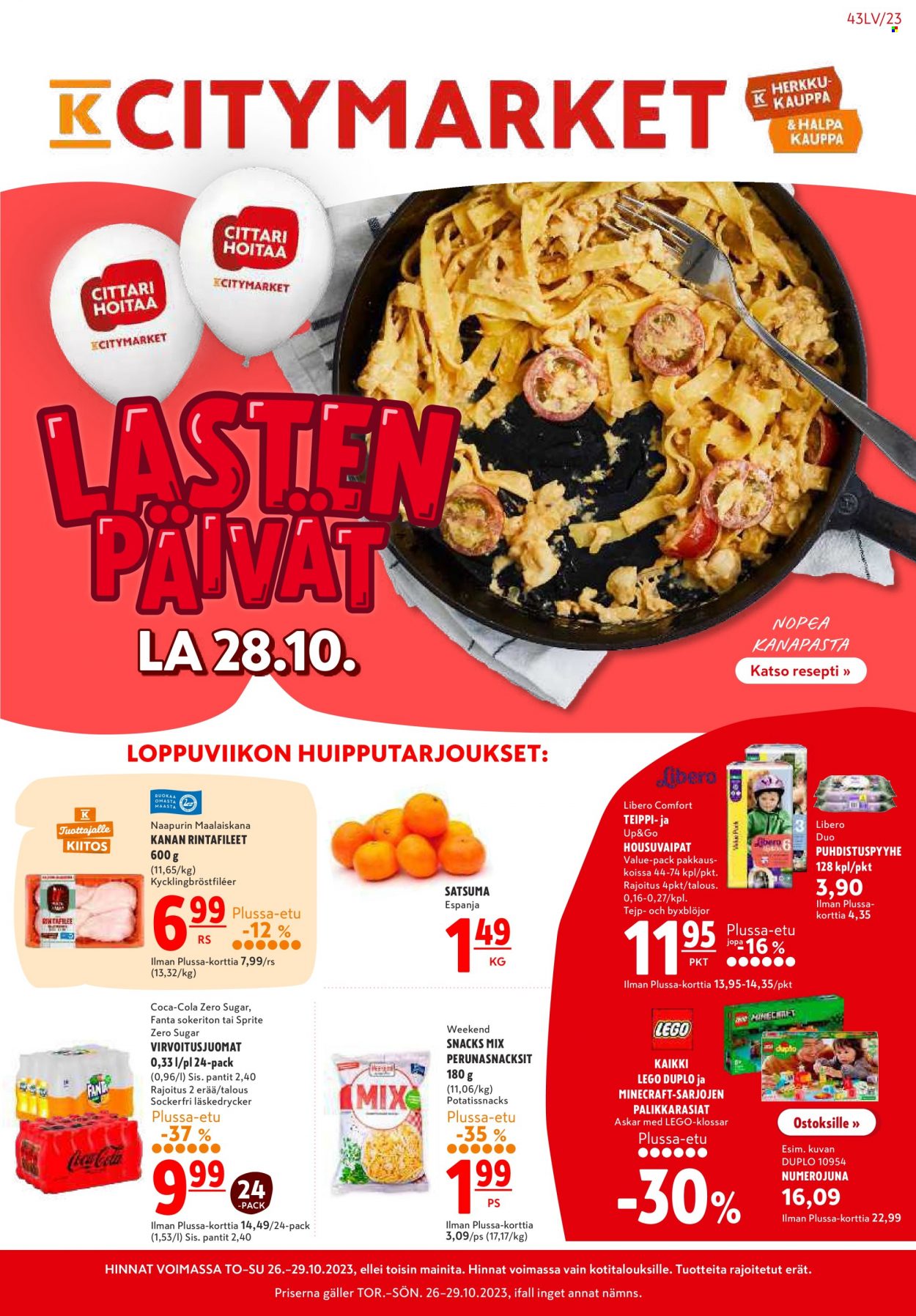 K-citymarket tarjoukset - 26.10.2023 - 01.11.2023. Sivu 1