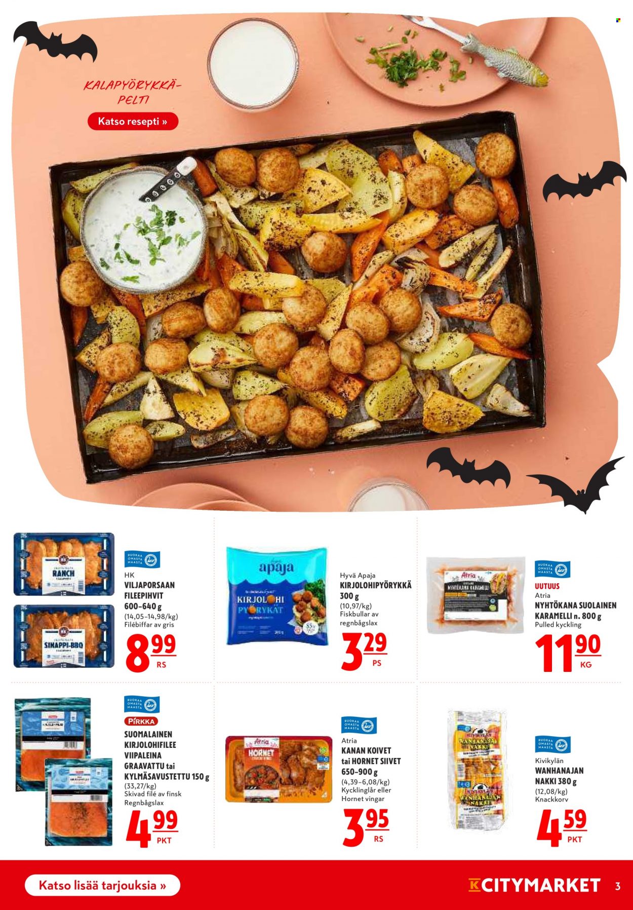 K-citymarket tarjoukset - 26.10.2023 - 01.11.2023. Sivu 3