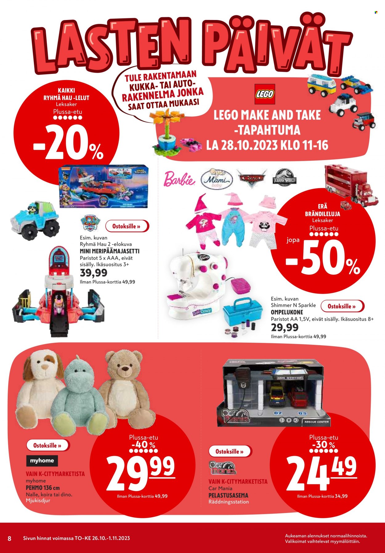 K-citymarket tarjoukset - 26.10.2023 - 01.11.2023. Sivu 8
